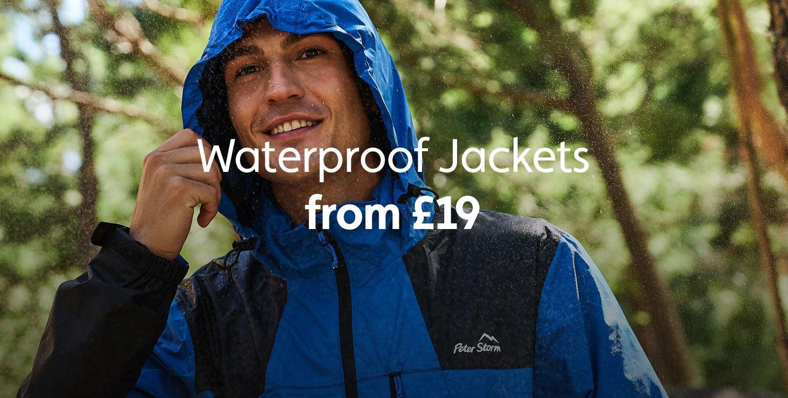 Waterproof Jackets from £19