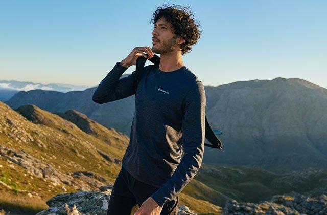 Montane Polygiene - man looking into the distance in the outdoors