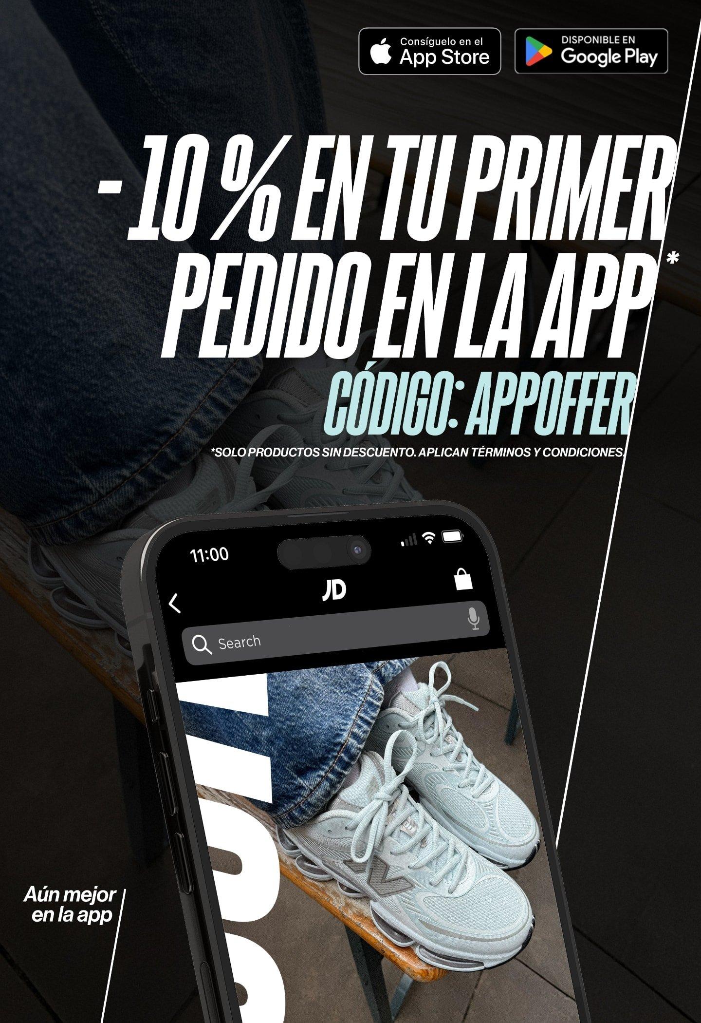 - 10 % EN TU PRIMER * PEDIDO EN LA APP