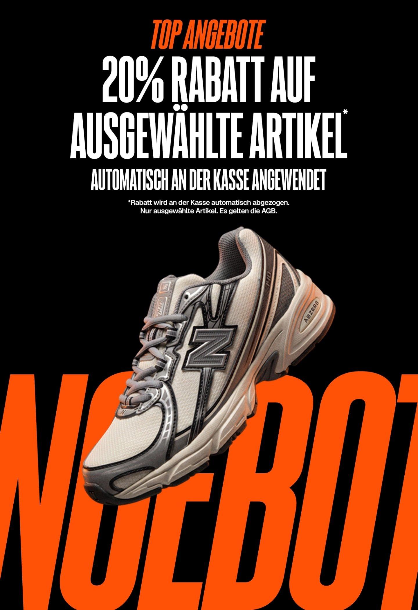 TOP ANGEBOTE 20 % RABATT AUF FRESHE STYLES