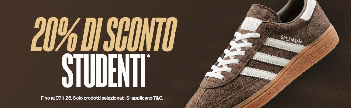 20% DI SCONTO SUL PREZZO DI PARTENZA*