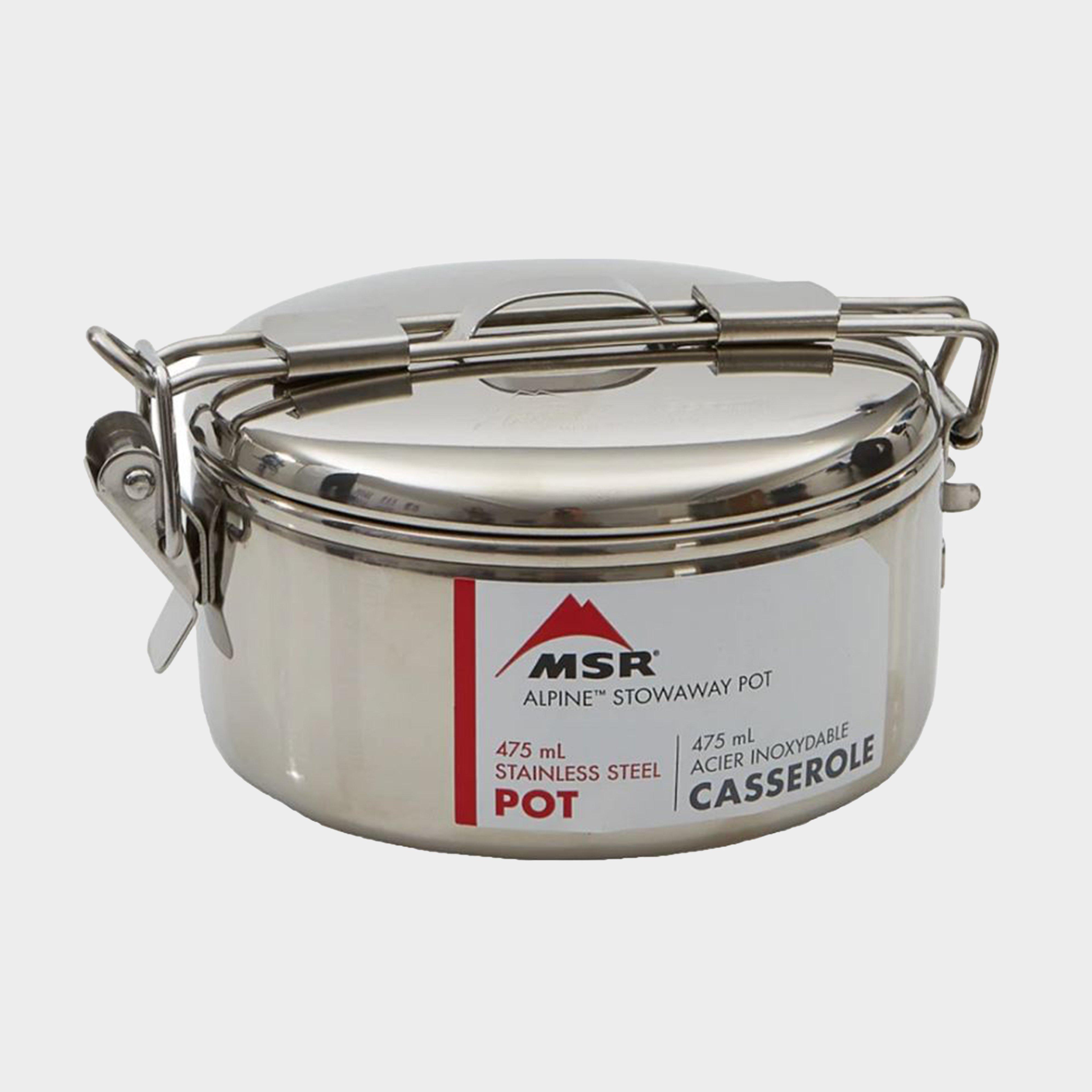 Photos - Other Camping Utensils MSR Alpine Stowaway Pot, Silver 