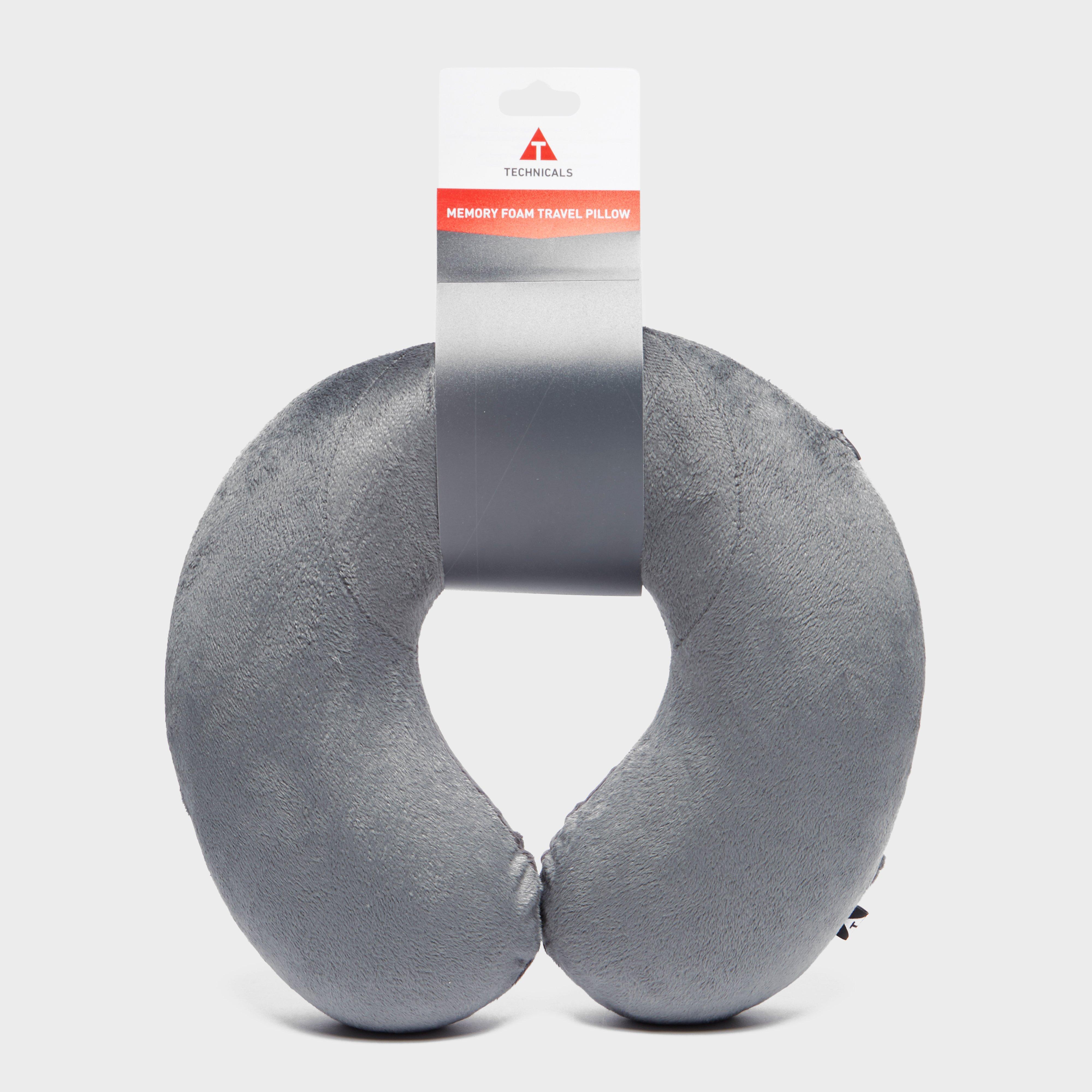 Image of Technicals Memory Foam Travel Pillow - Grey, Grey