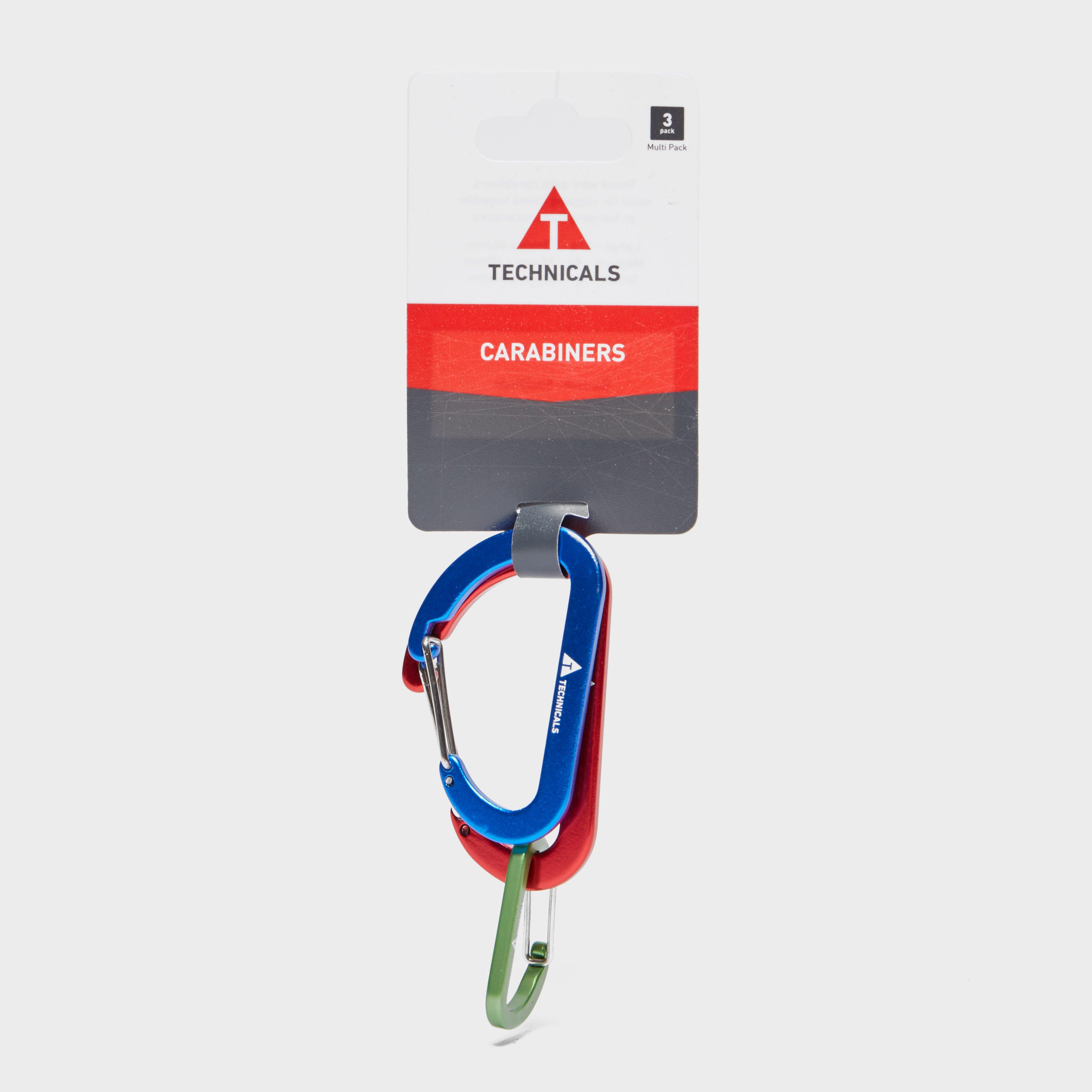 Image of Technicals Set Of 3 Carabiners - Multi, MULTI