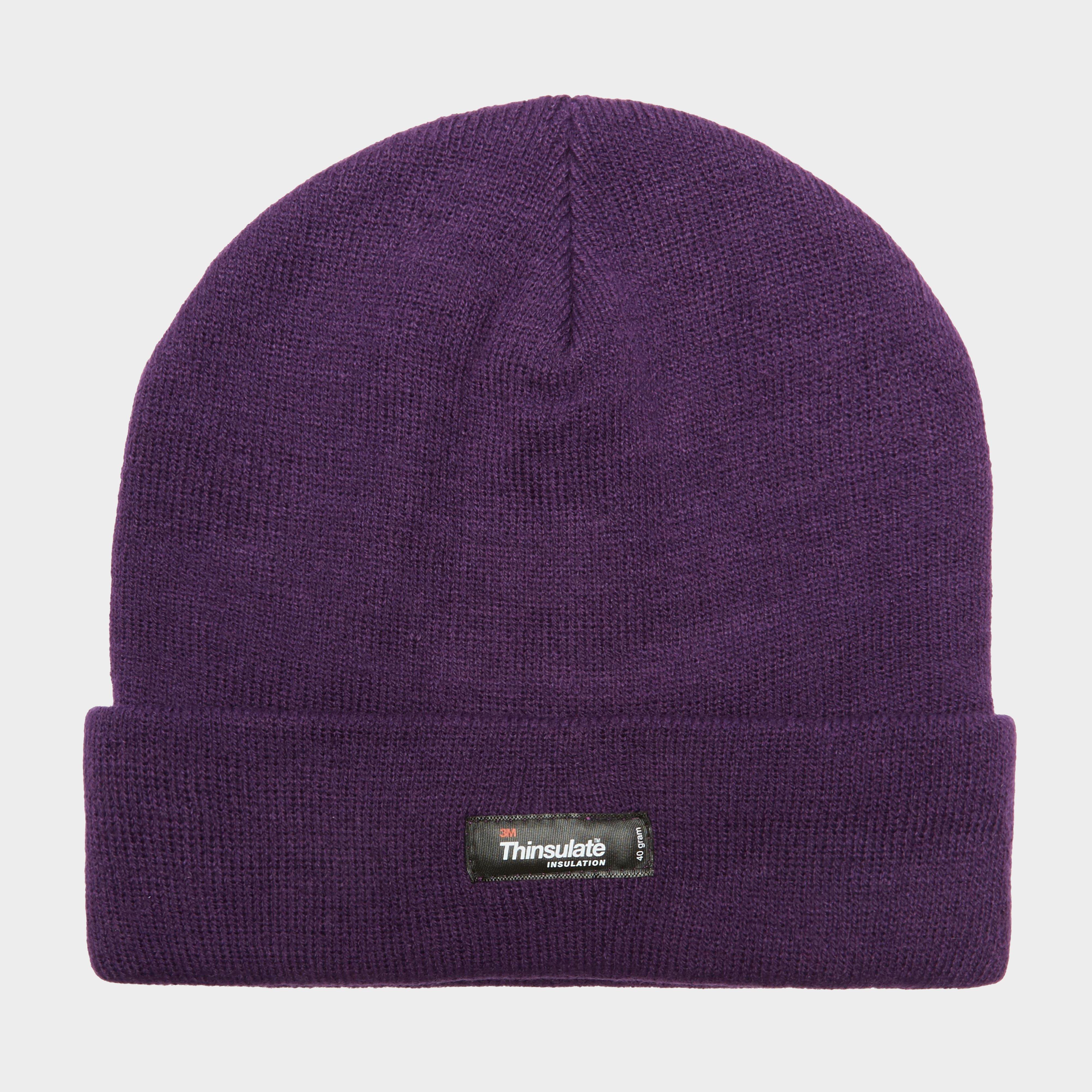 Image of Peter Storm Unisex Thinsulate Beanie Hat - Purple, Purple