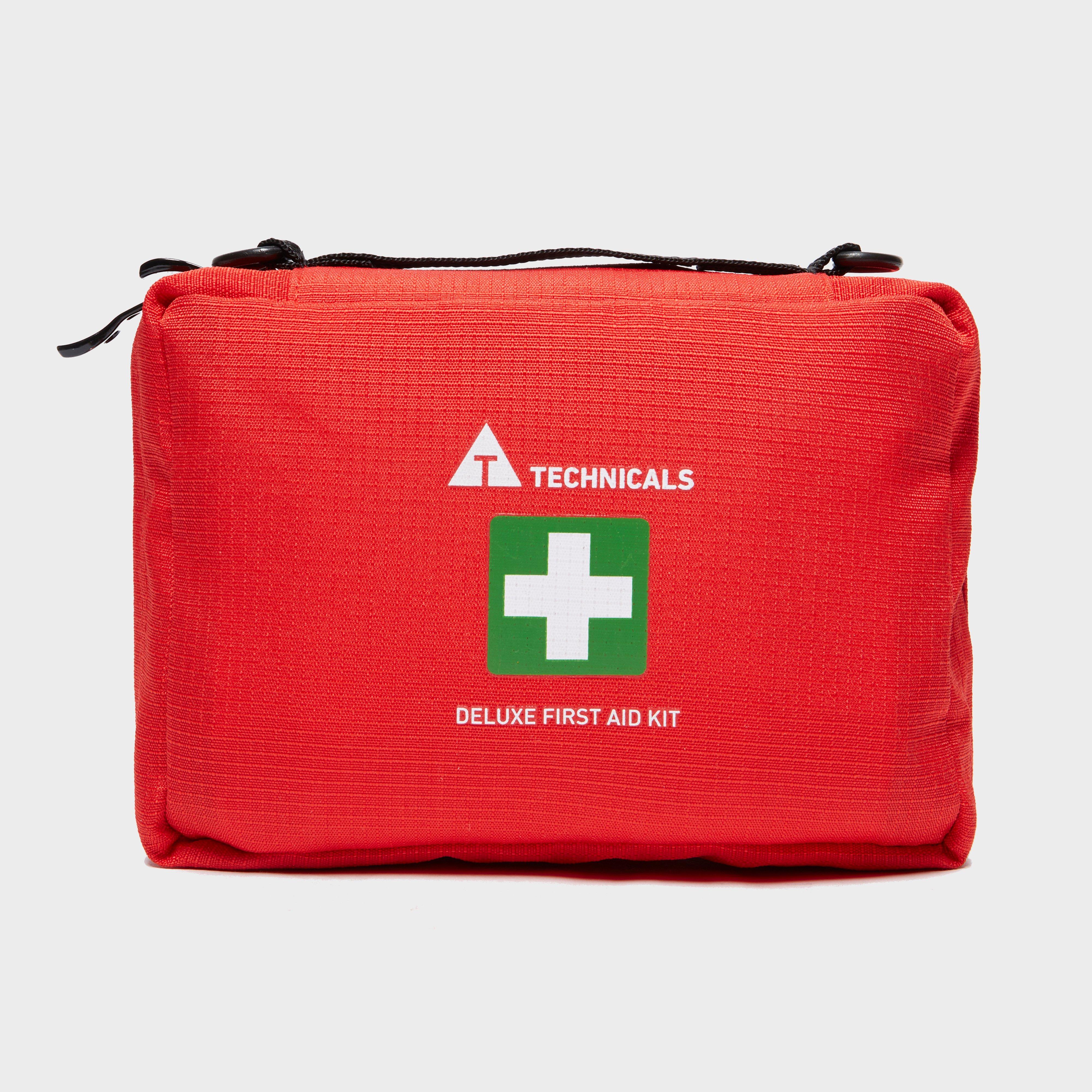 Deluxe First Aid Kit - Red, Red