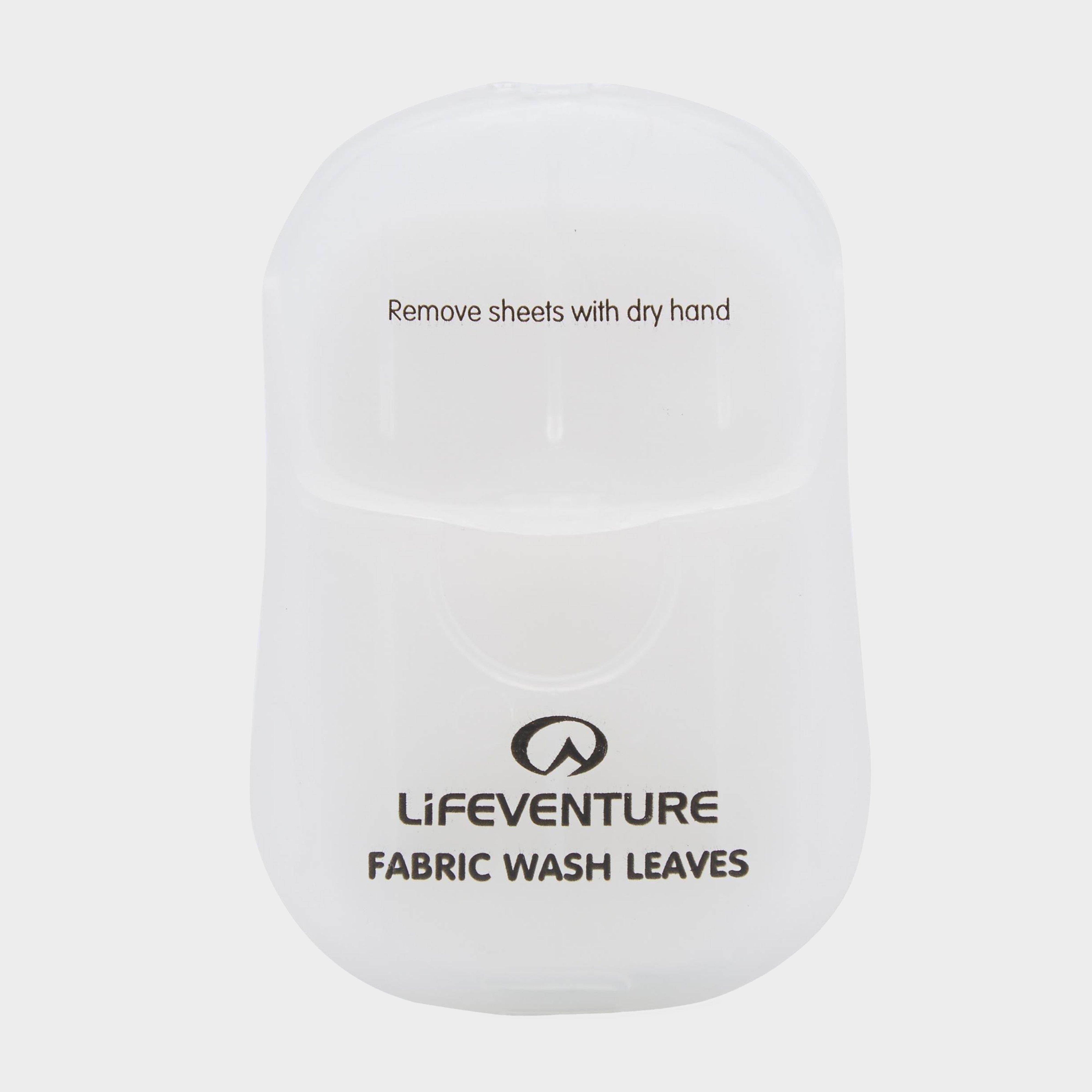 Image of Lifeventure Fabric Wash Leaves - White, White