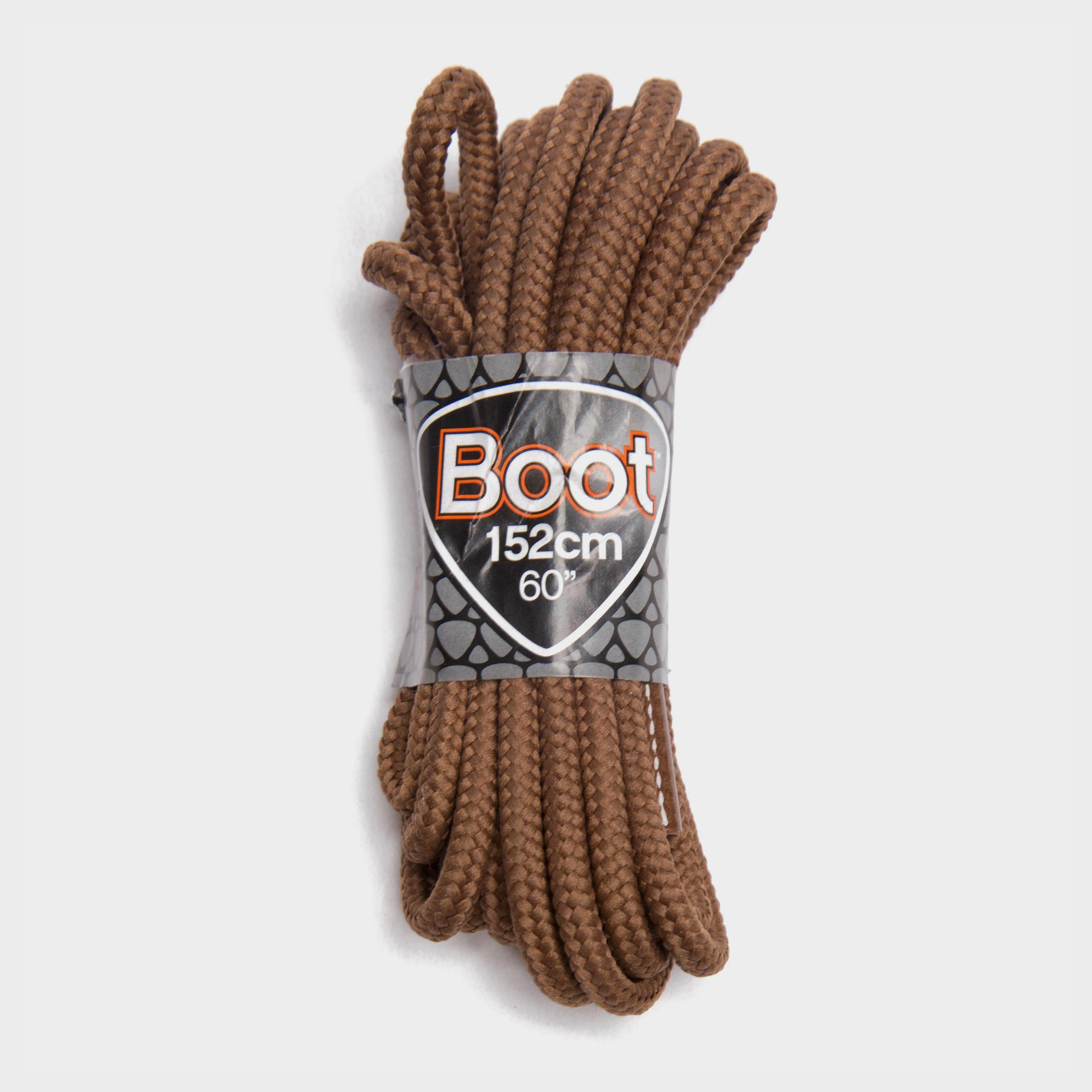 Image of Sof Sole Wax Boot Laces - 152Cm - Brown, Brown