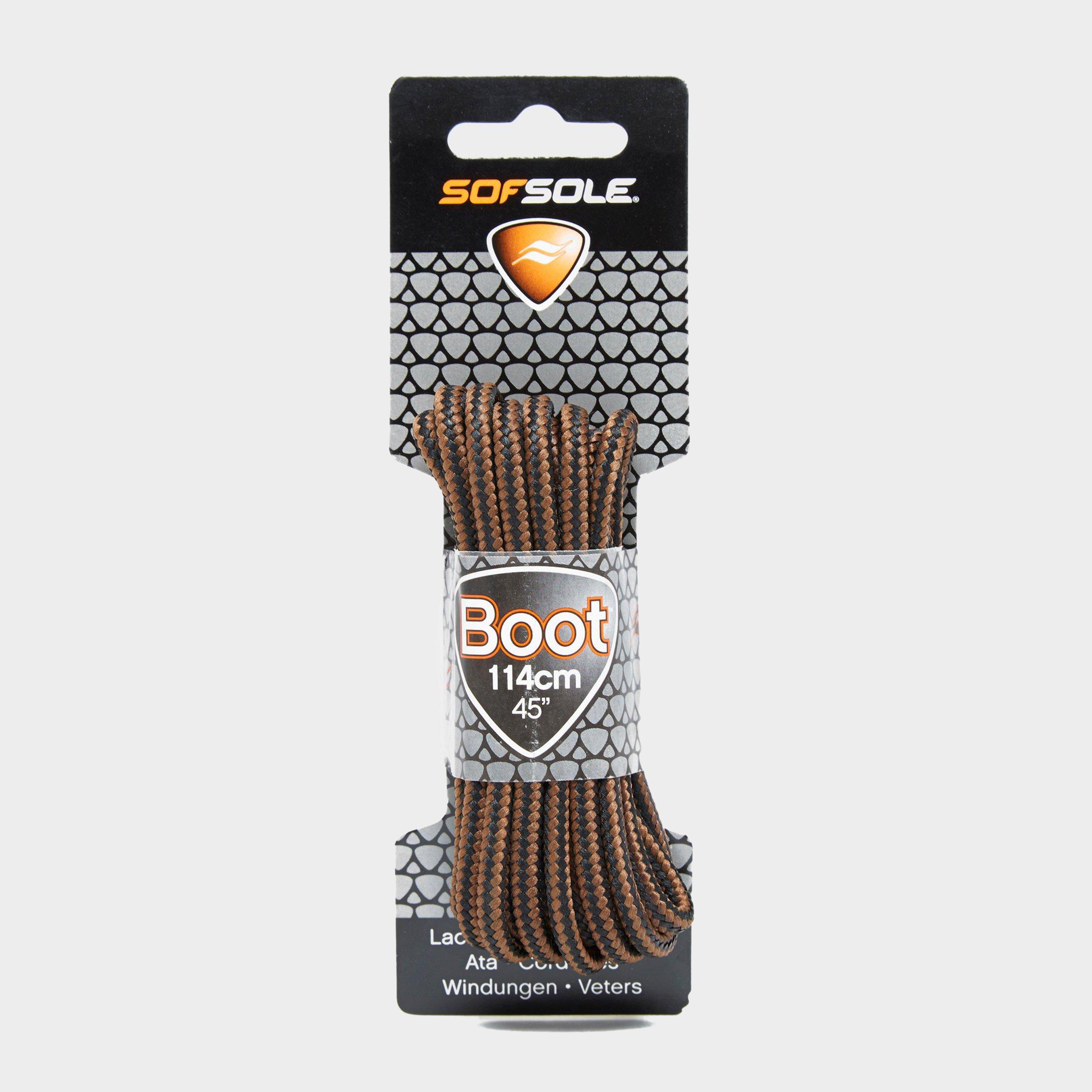 Wax Boot Laces - 114Cm - Brown, Brown