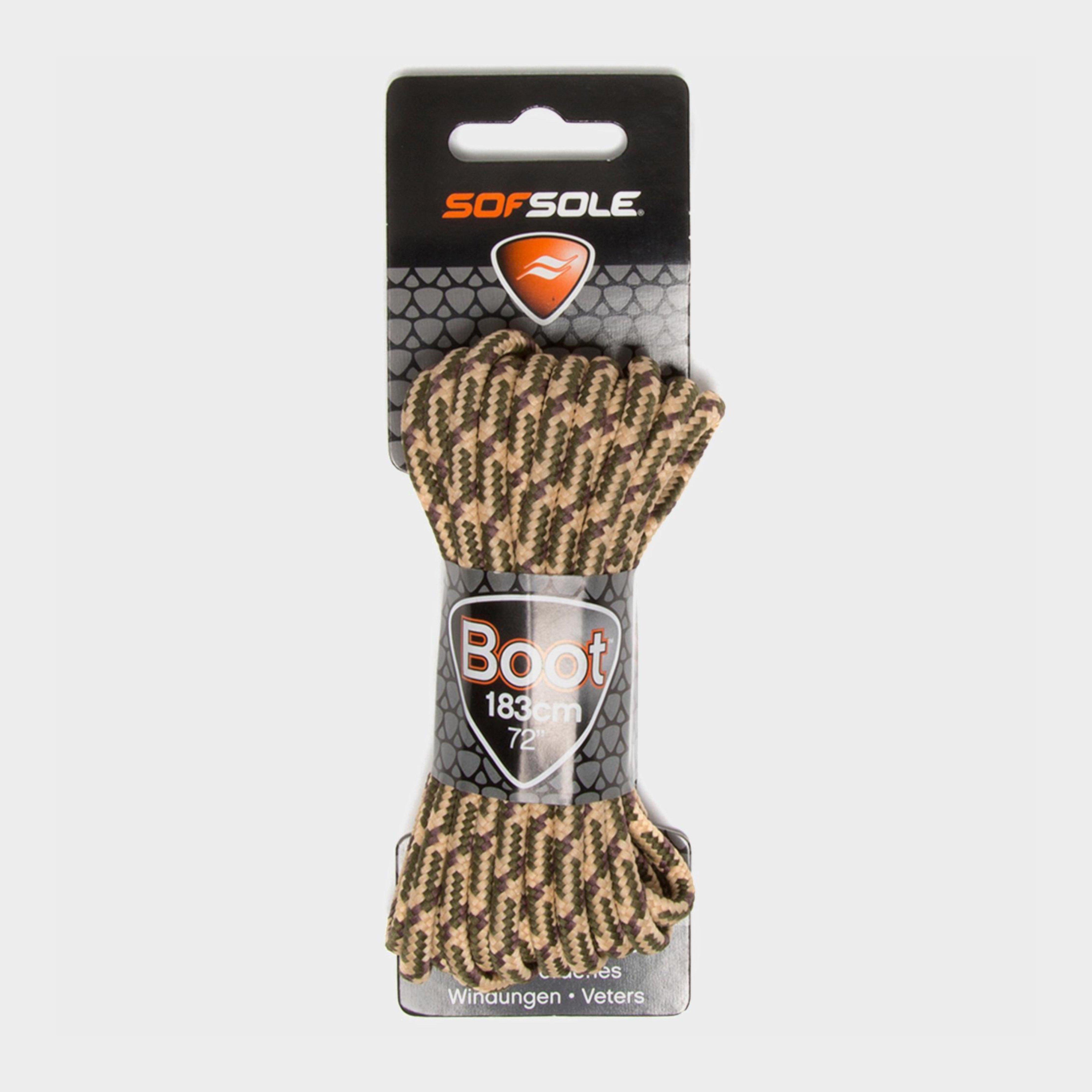 Image of Sof Sole Military Boot Laces - 183Cm - Brown, Brown