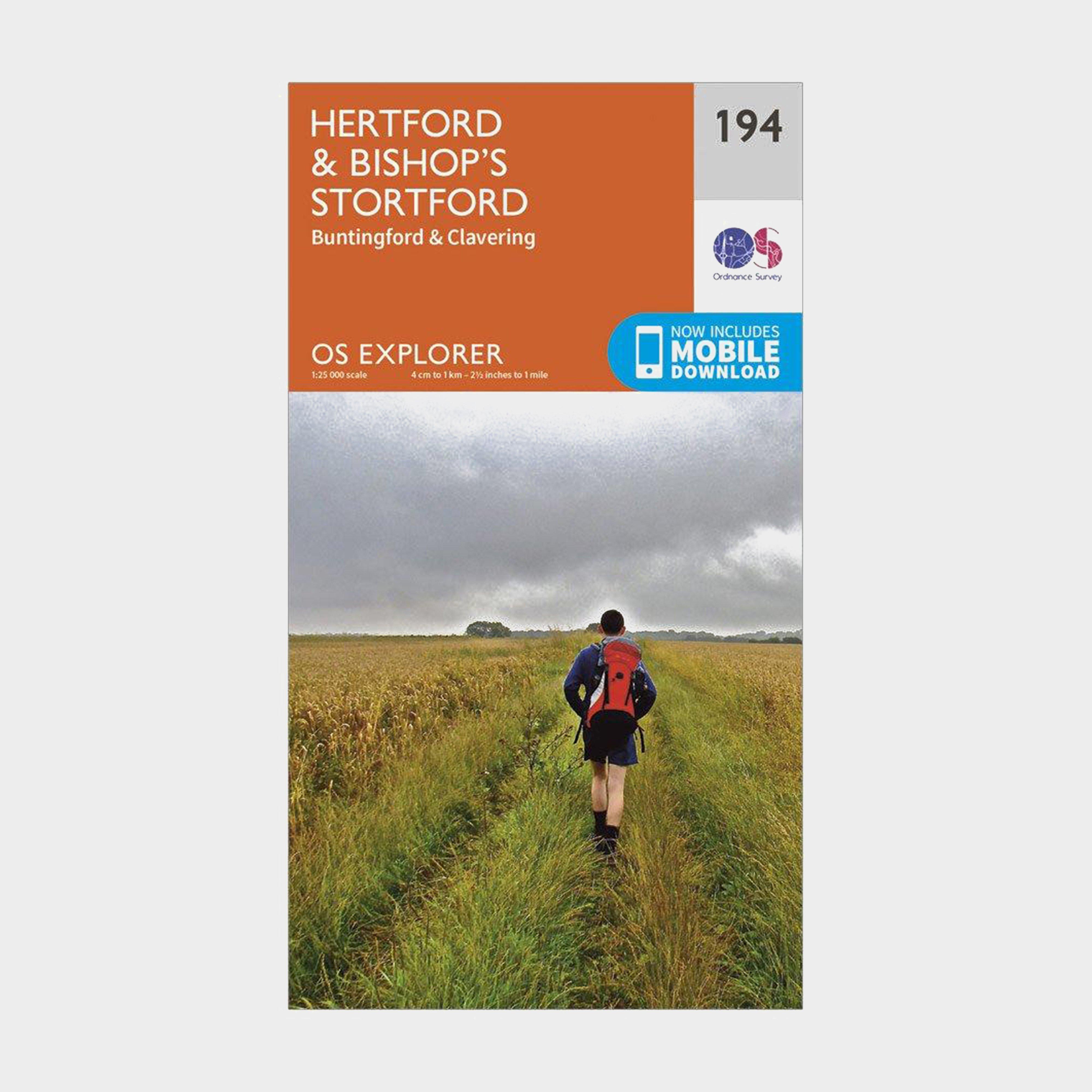 Image of Ordnance Survey Explorer 194 Hertford & Bishop