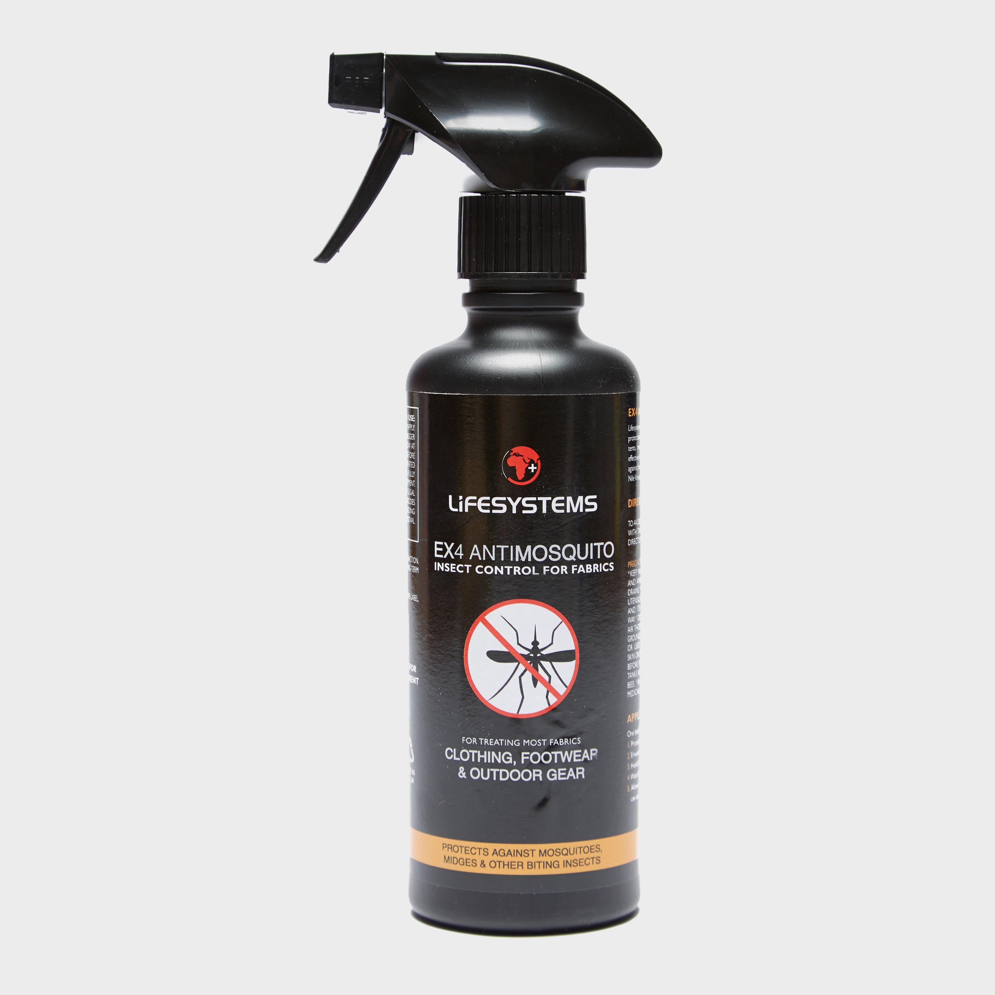 Image of Lifesystems Ex4 Anti Mosquito Spray - Black, Black