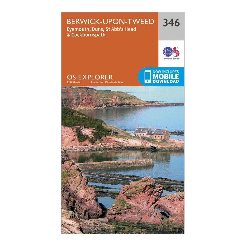 Explorer 346 Berwick-Upon-Tweed Map With Digital Version - Clear, Clear