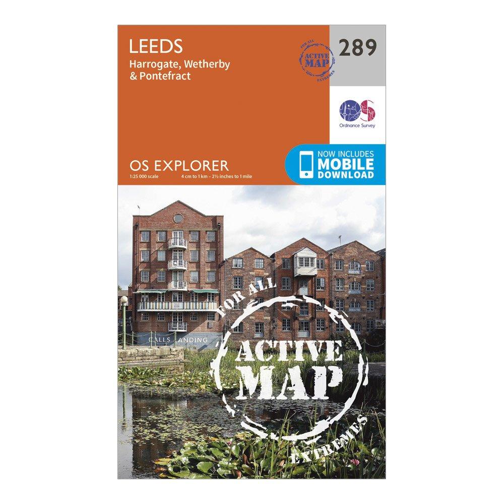 Image of Ordnance Survey Explorer Active 289 Leeds Map With Digital Version, D