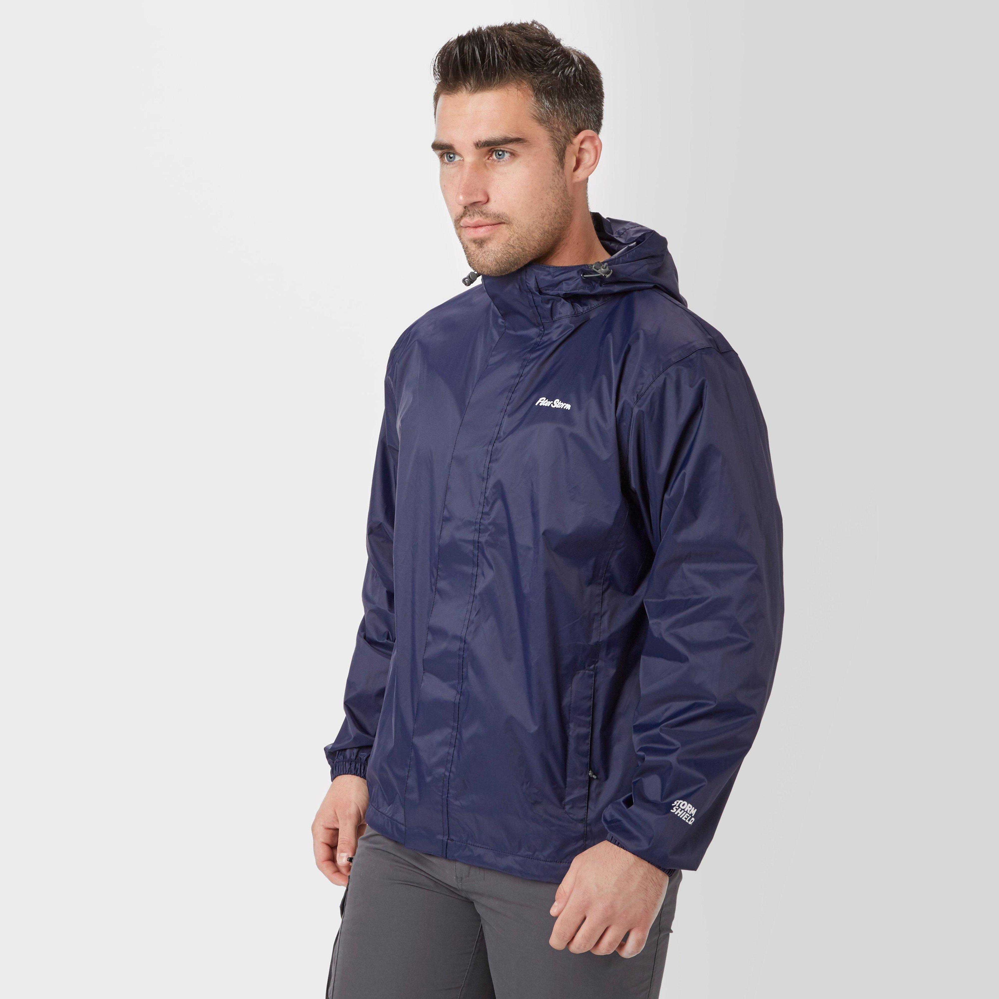 Men's Packable Jacket - Blue, Blue