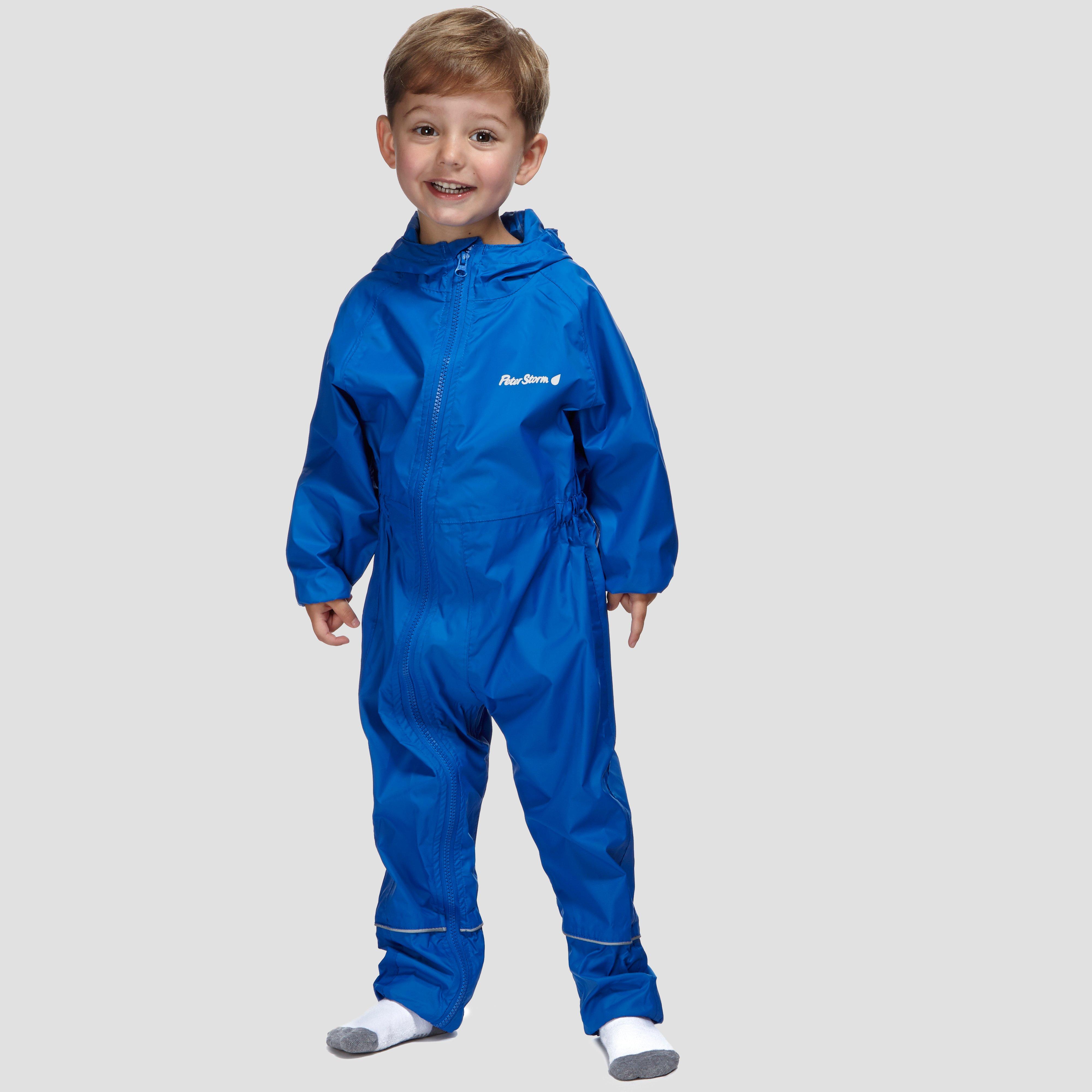Image of Peter Storm Kids' Waterproof Suit - Blue, Blue