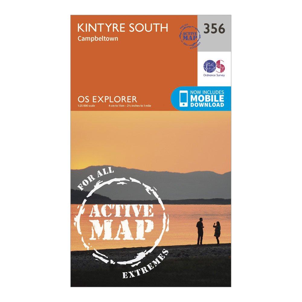 Photos - GPS Accessory Ordnance Survey Explorer Active 356 Kintyre South Campeltown Map With Digital Version, Ora 