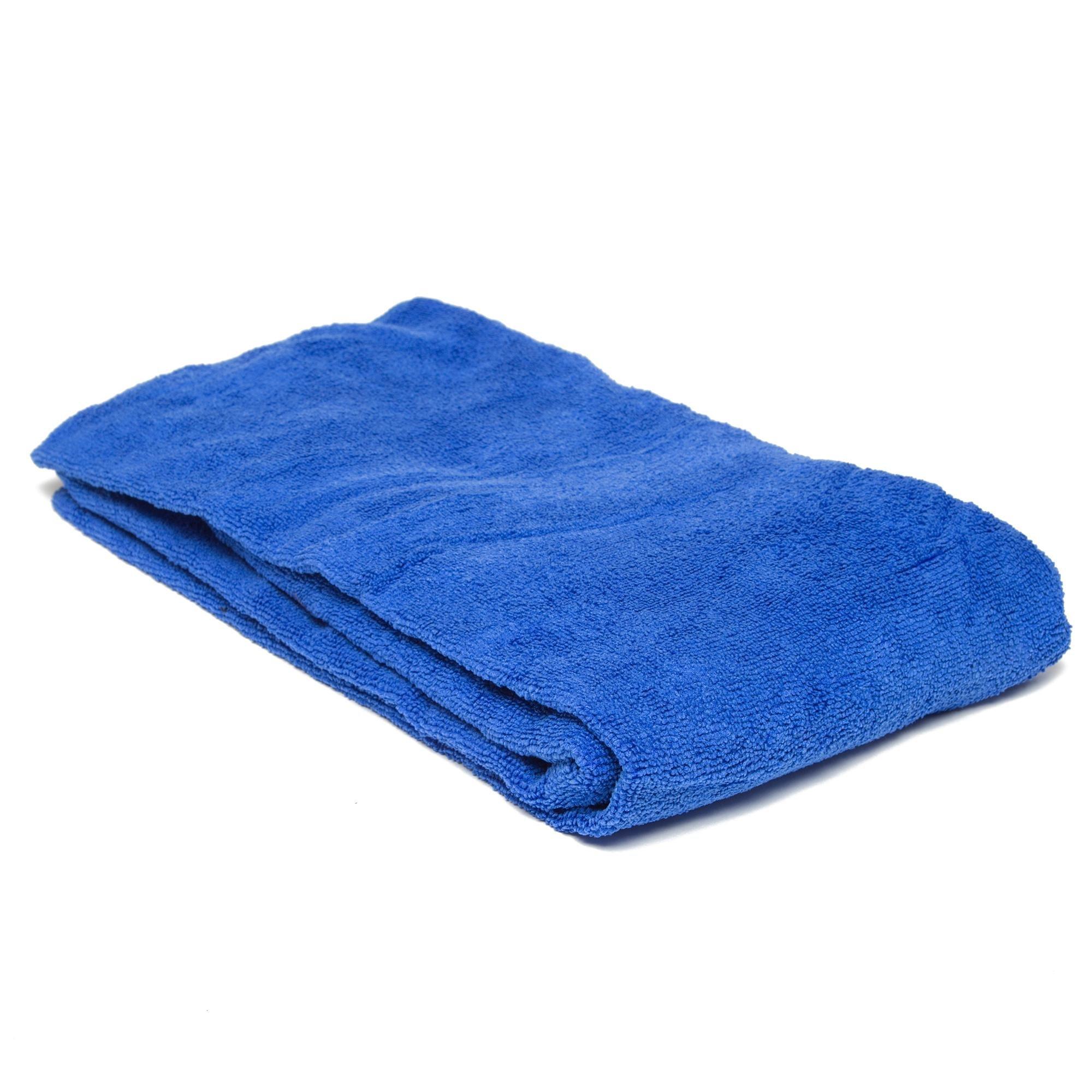 Image of Eurohike Terry Microfibre Travel Towel - Small - Blue, Blue