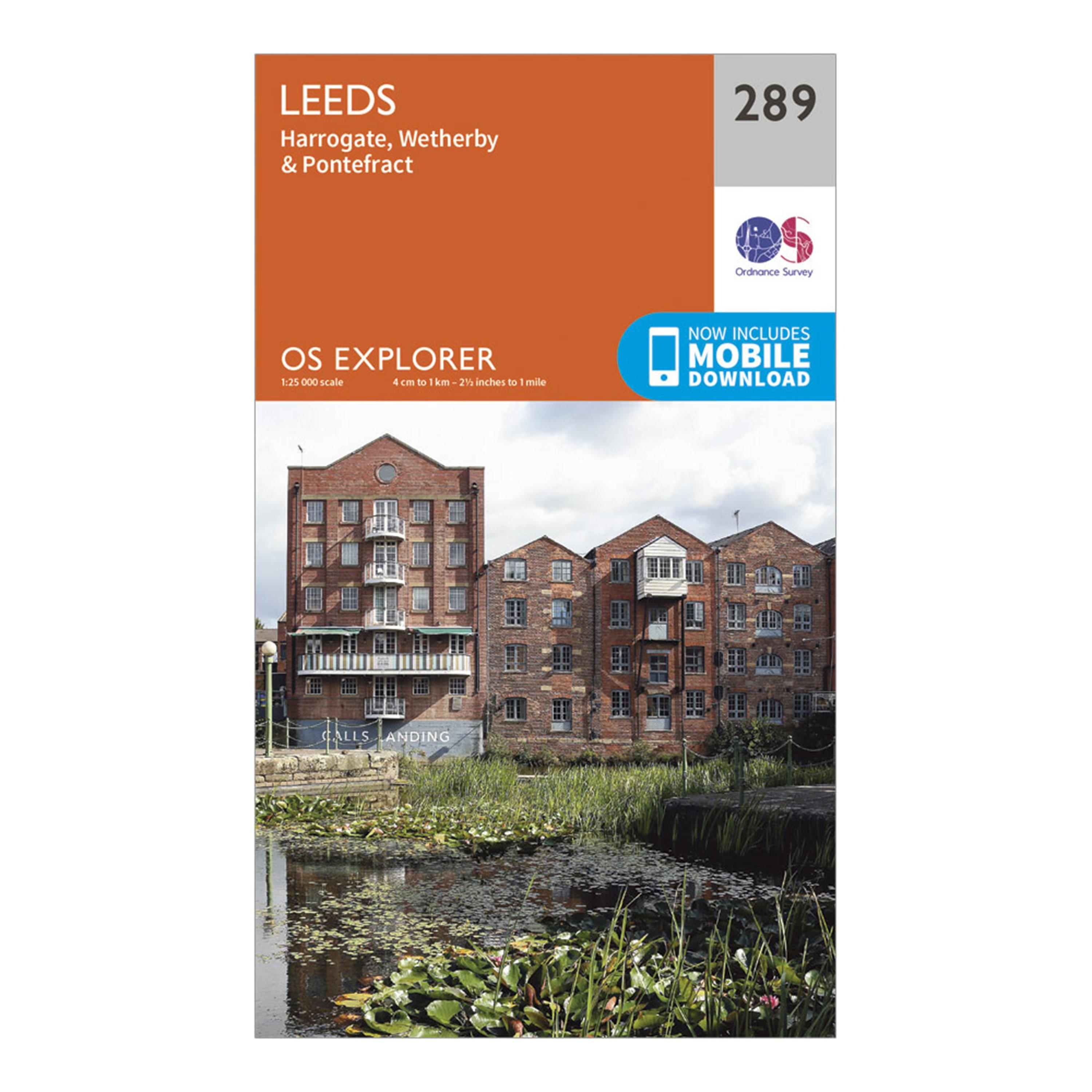 Image of Ordnance Survey Explorer 289 Leeds Map With Digital Version, D