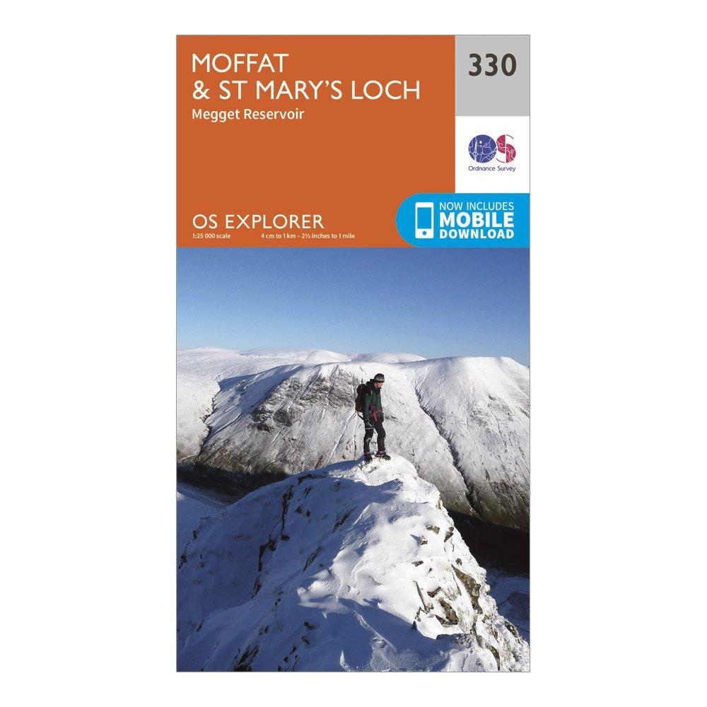 Image of Ordnance Survey Explorer 330 Moffat & St Mary