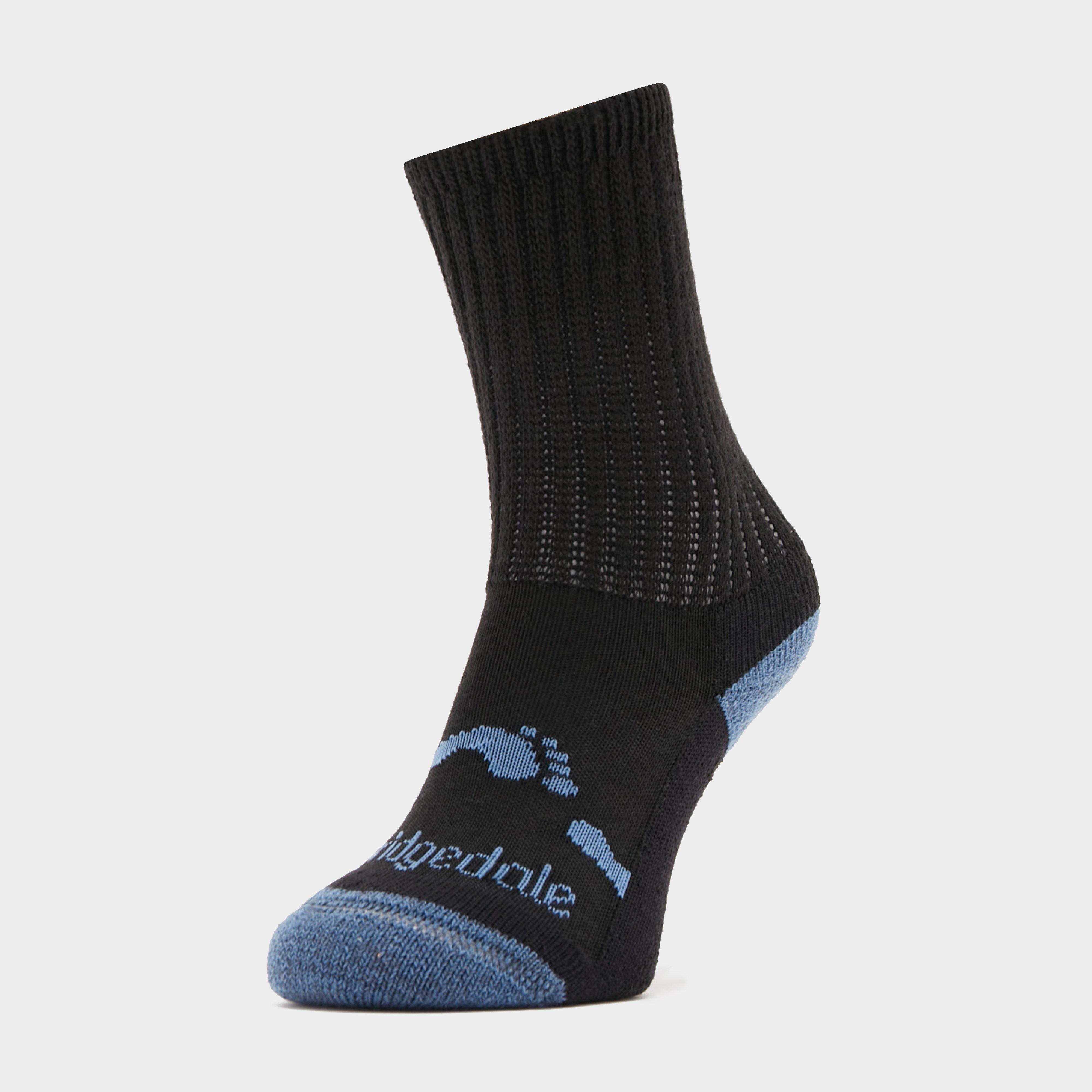 Kids' Woolfusion Trek Sock - Black, Black