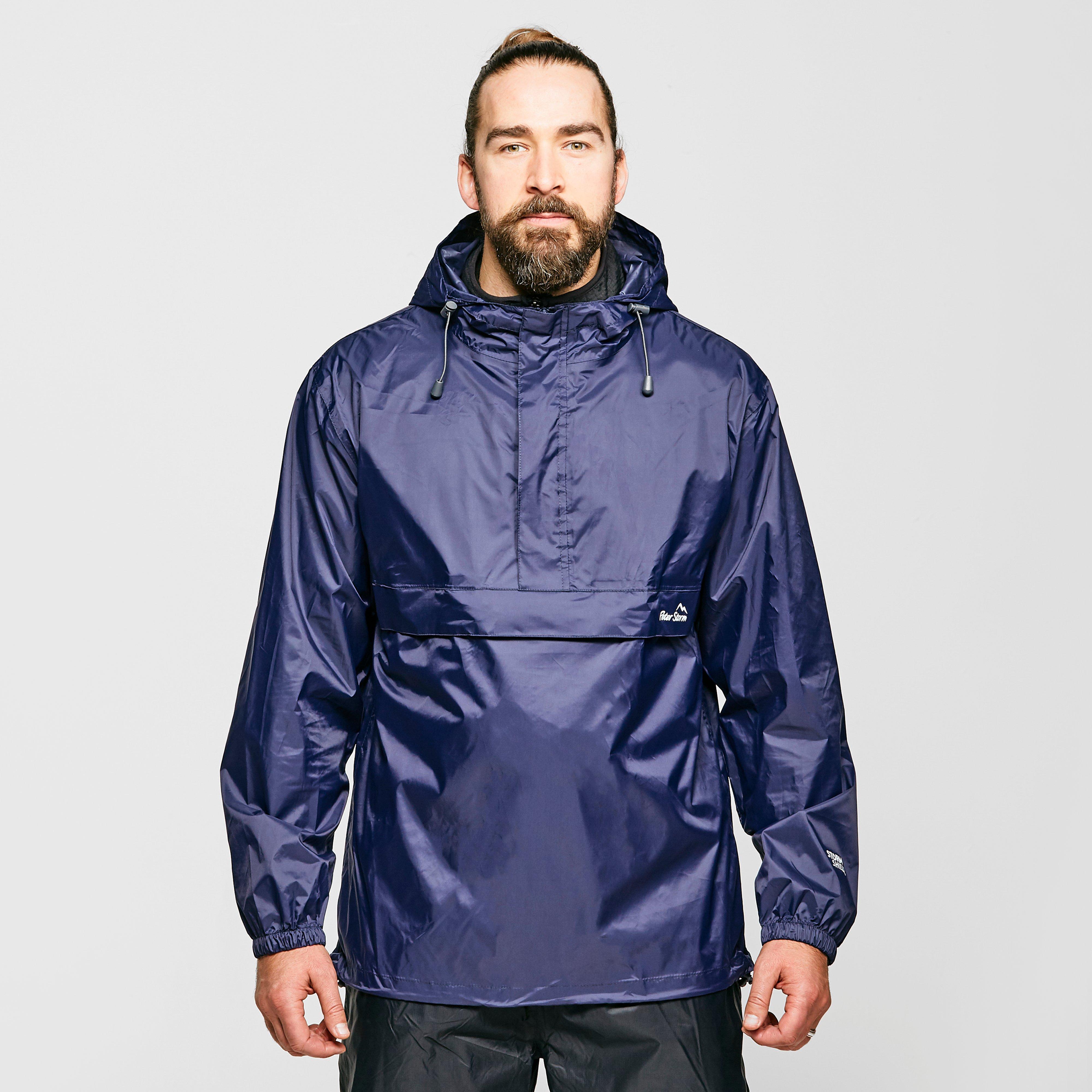 Image of Peter Storm Mens Packable Cagoule Navy, Navy