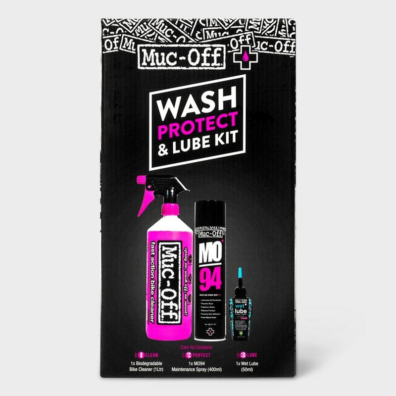 Millets Muc Off Wash, Protect And Lube Kit - Pink, Pink