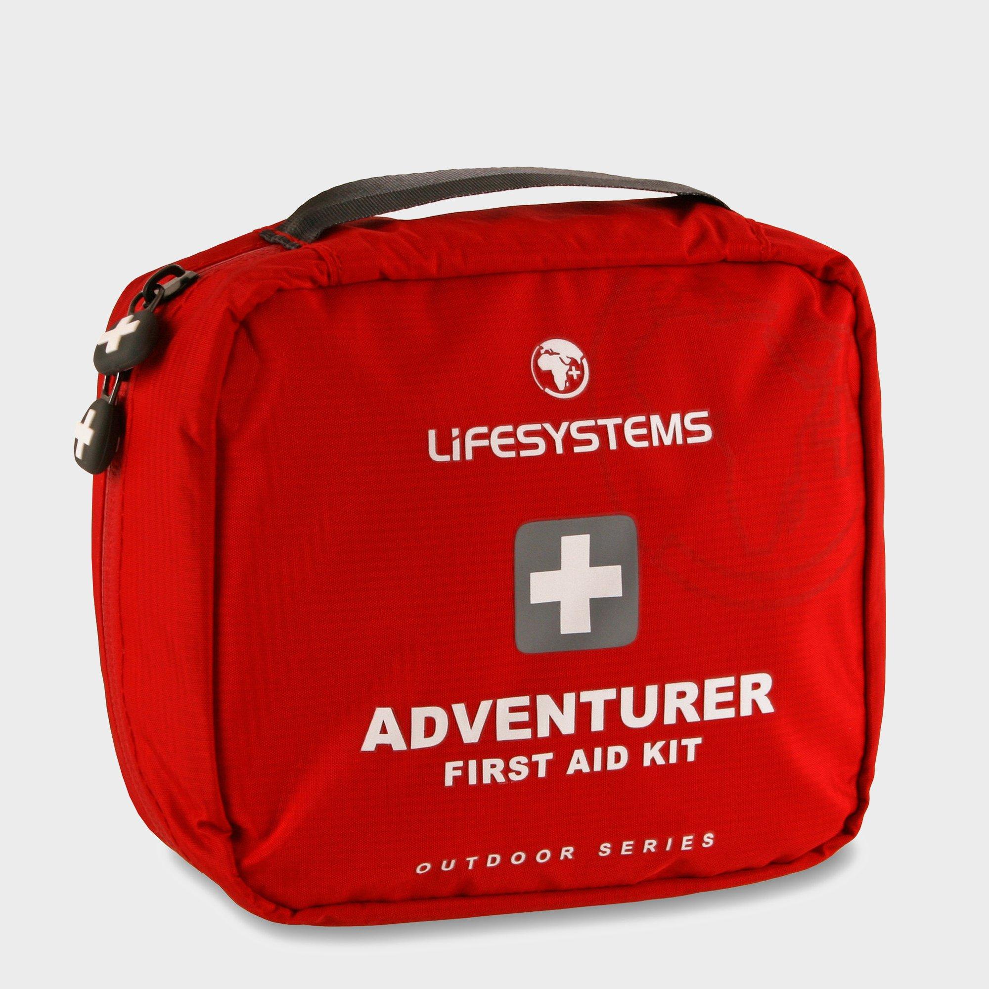 Image of Lifesystems Adventurer First Aid Kit - Red, Red