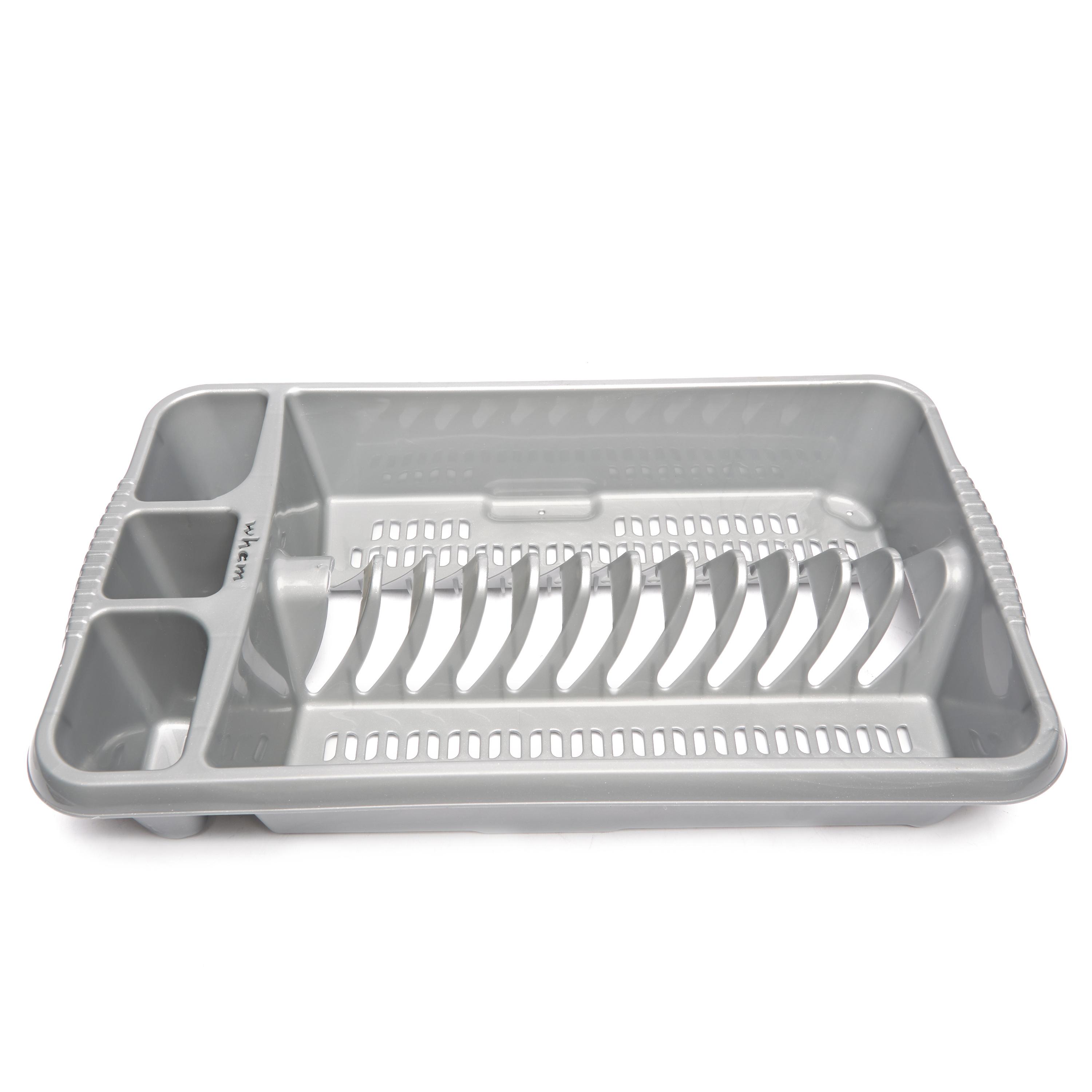 Image of Wham Casa Dish Drainer - Silver, Silver