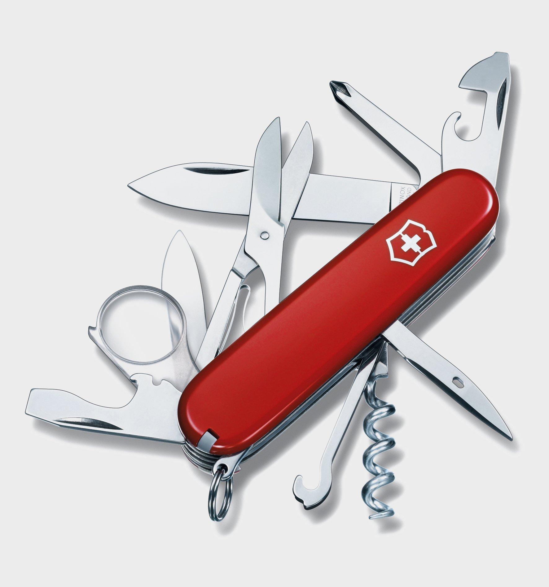 Victorinox Victorinox Explorer Pocket Knife - Red, Red