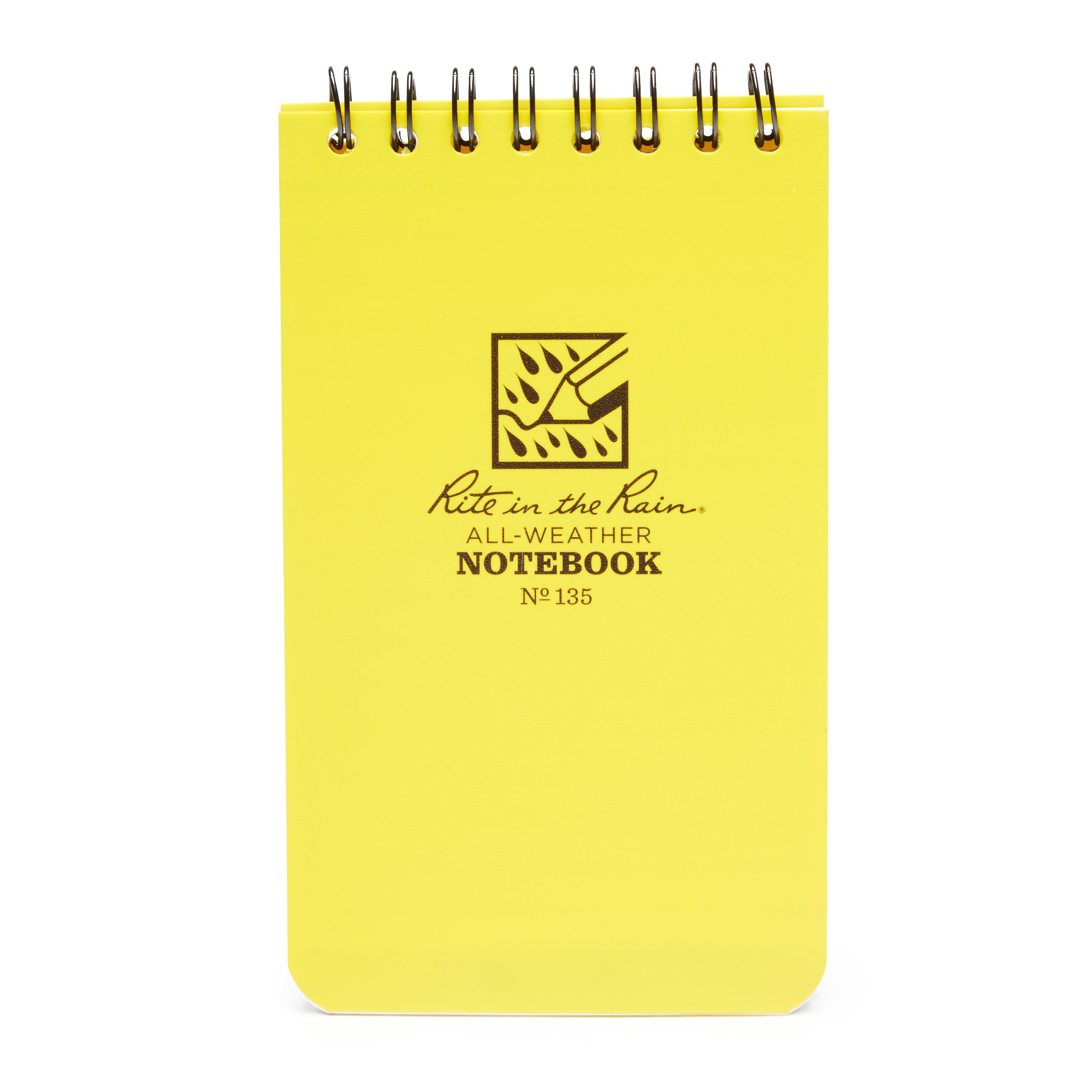 Image of Rite Waterproof 3” X 5” Notepad - Yellow, Yellow