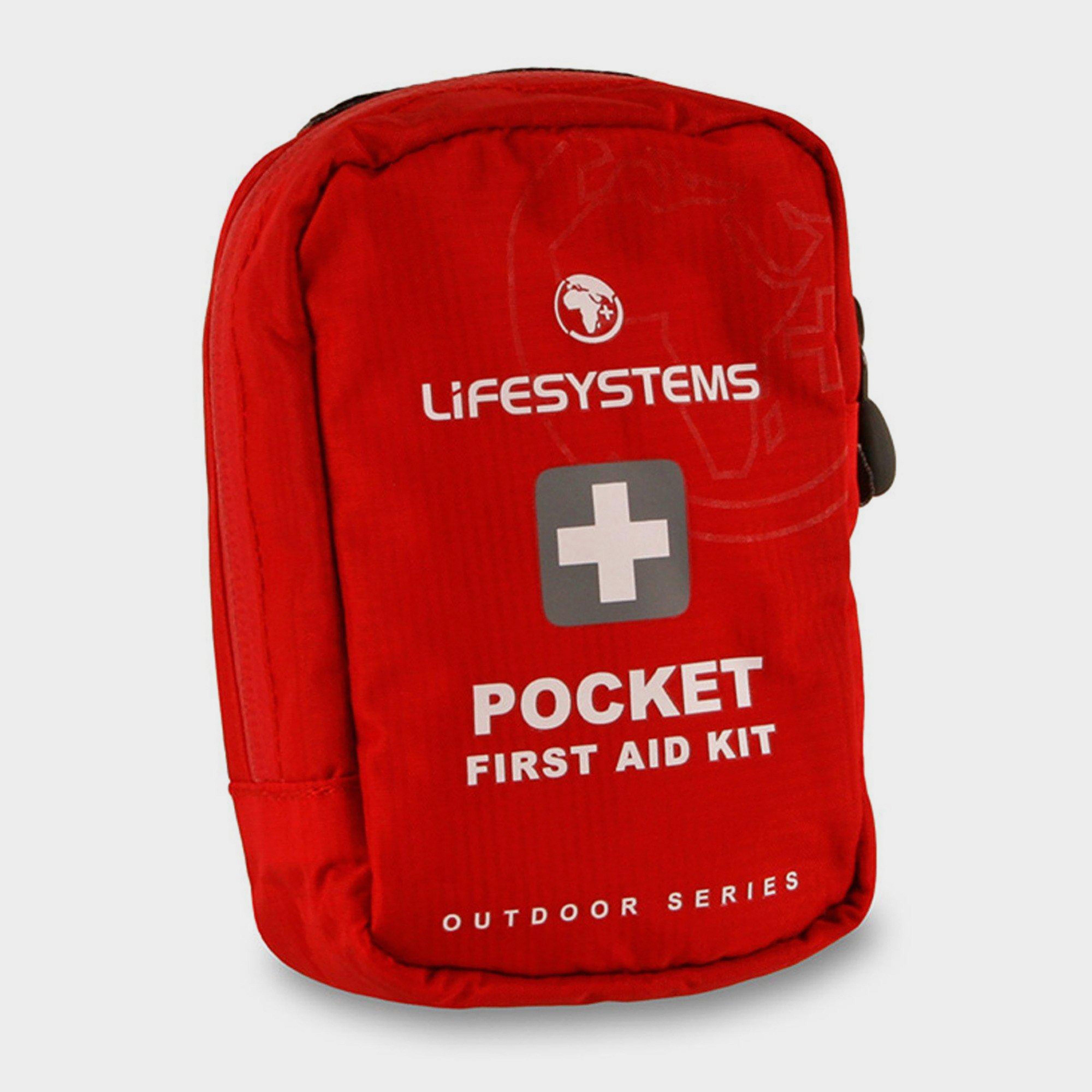 Image of Lifesystems Pocket First Aid Kit - Red, Red