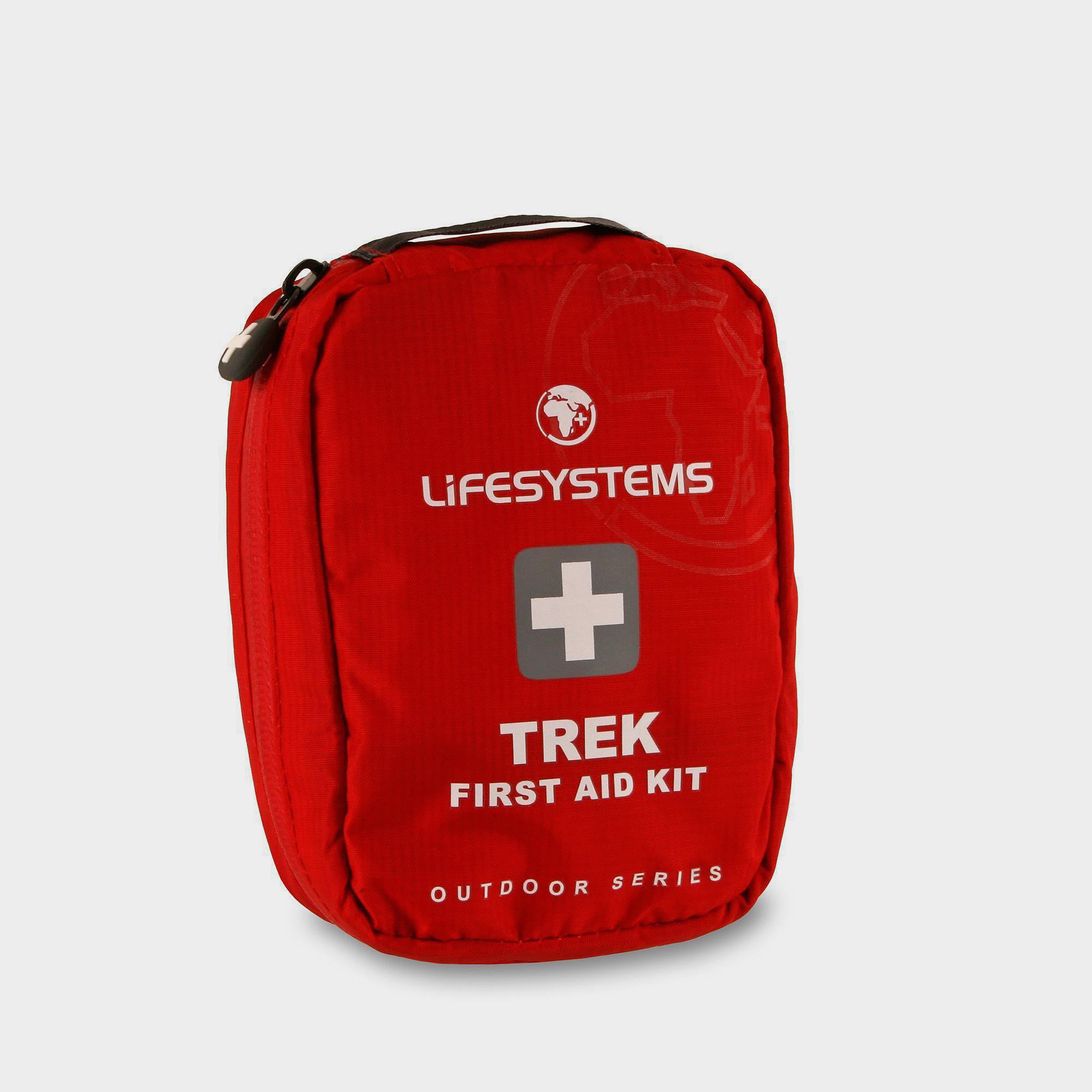 Image of Lifesystems Trek First Aid Kit - Red, Red