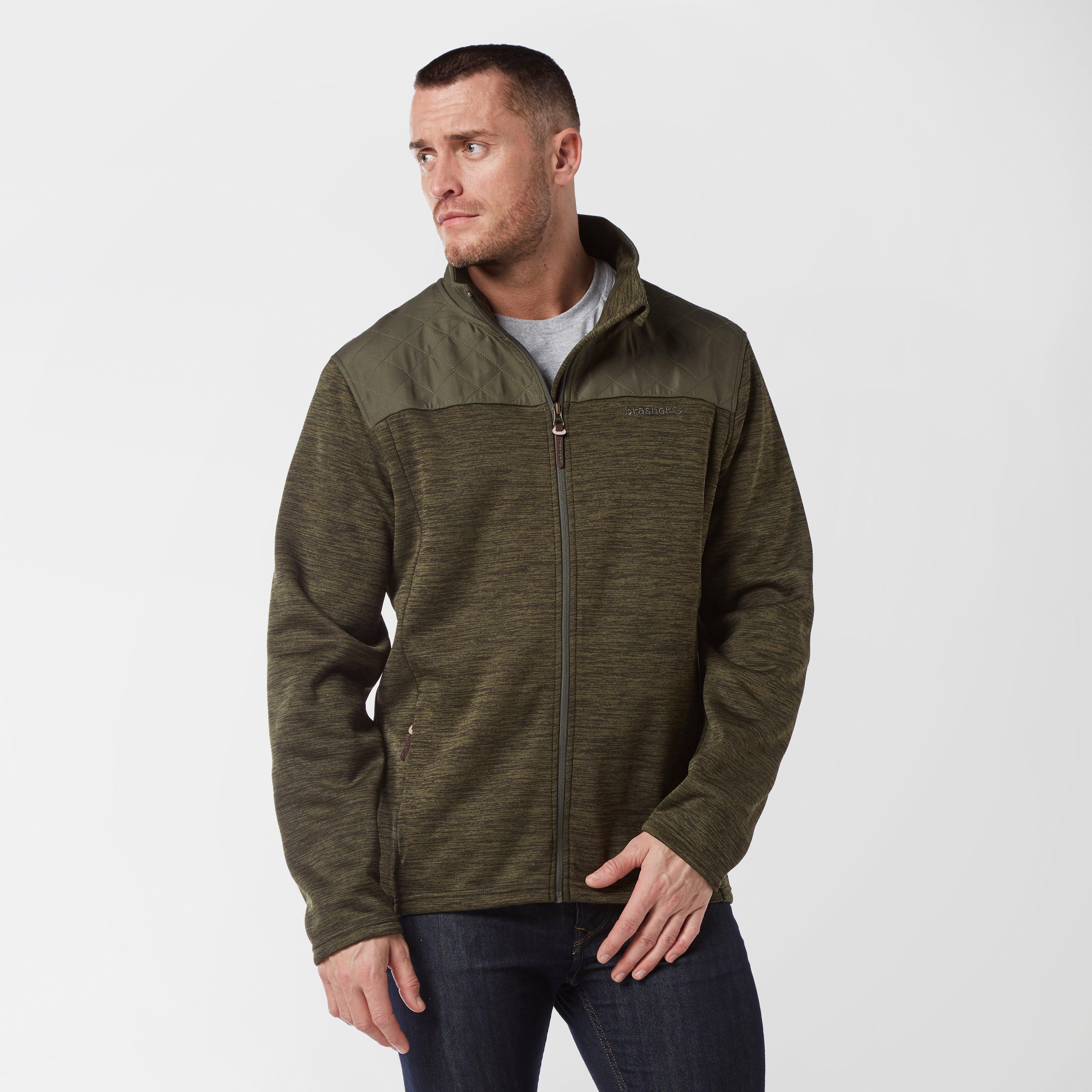 Image of Brasher Men's Quilted Fleece - Khaki, Khaki