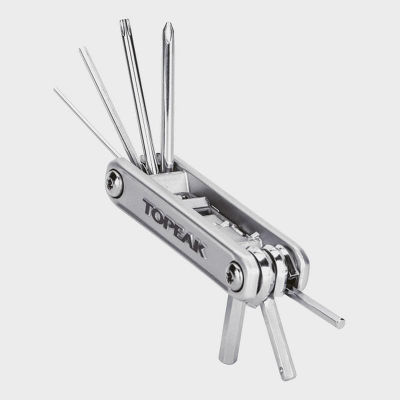 Millets TOPEAK Folding X Tool - Silver, Silver