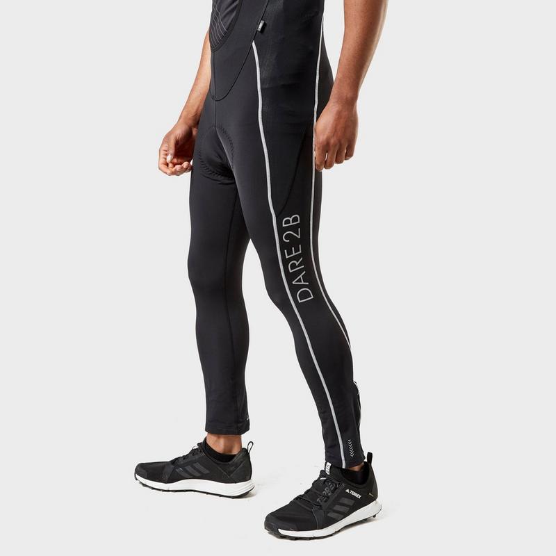 Millets Dare2b Men's Aep Tech Bibbed Cycle Tights - Black, Black