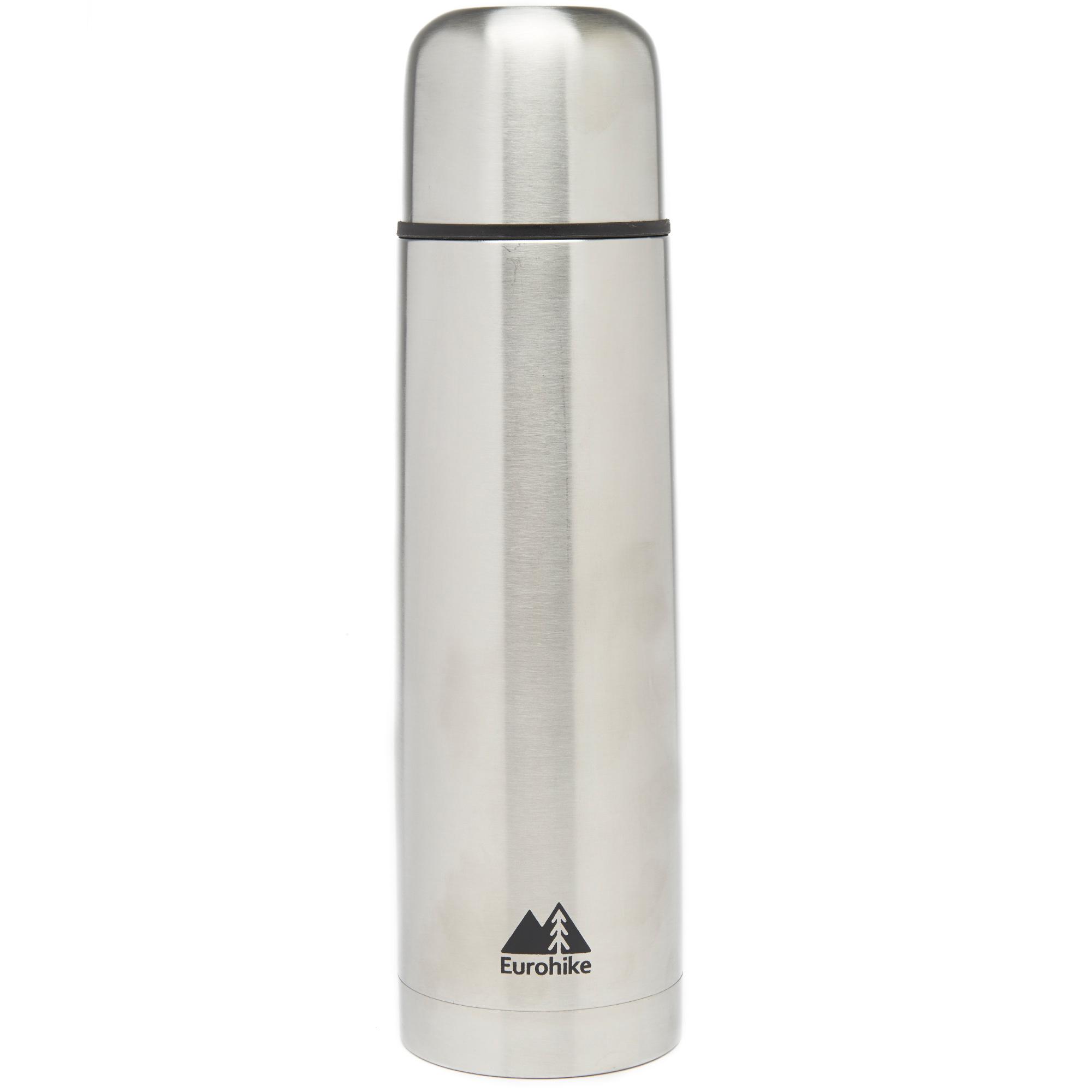 Image of Eurohike Stainless Steel Flask 1L - Silver, Silver