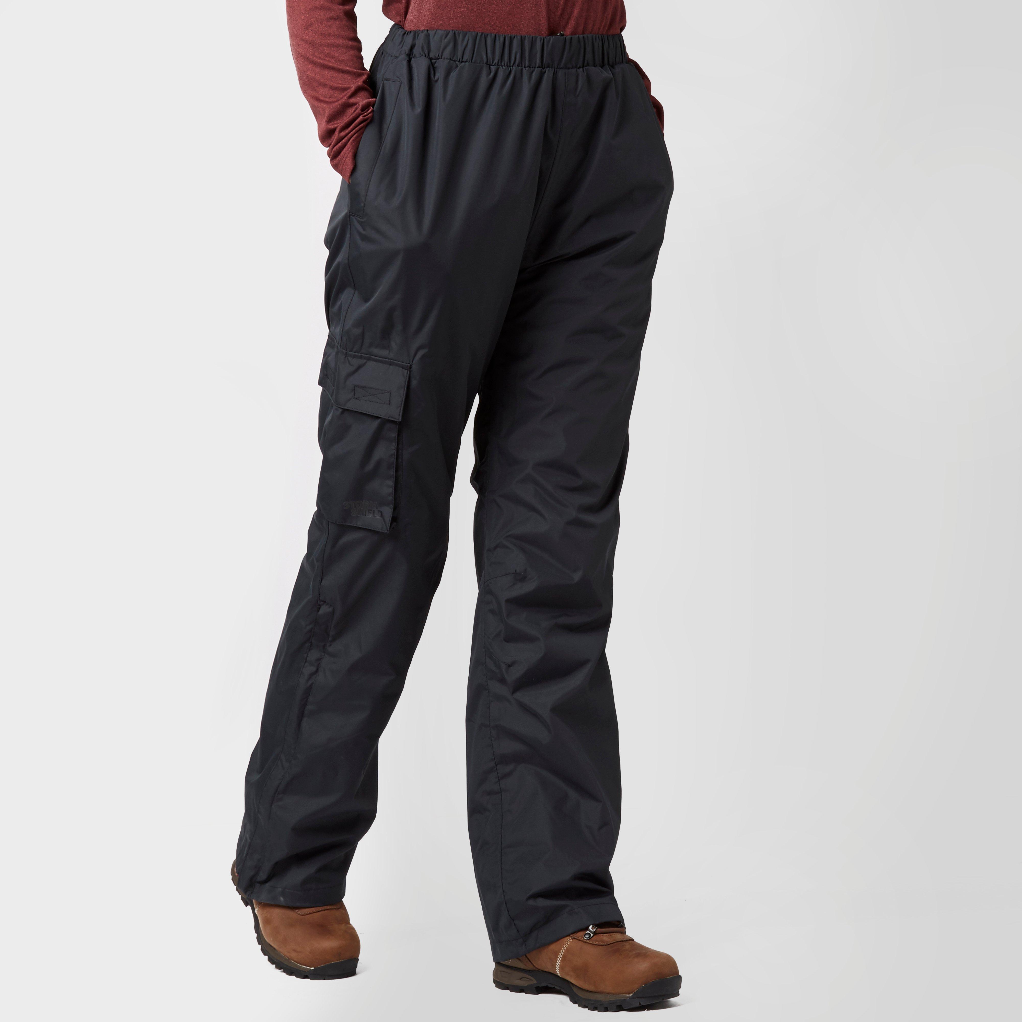 Women's Storm Waterproof Trousers - Black, Black