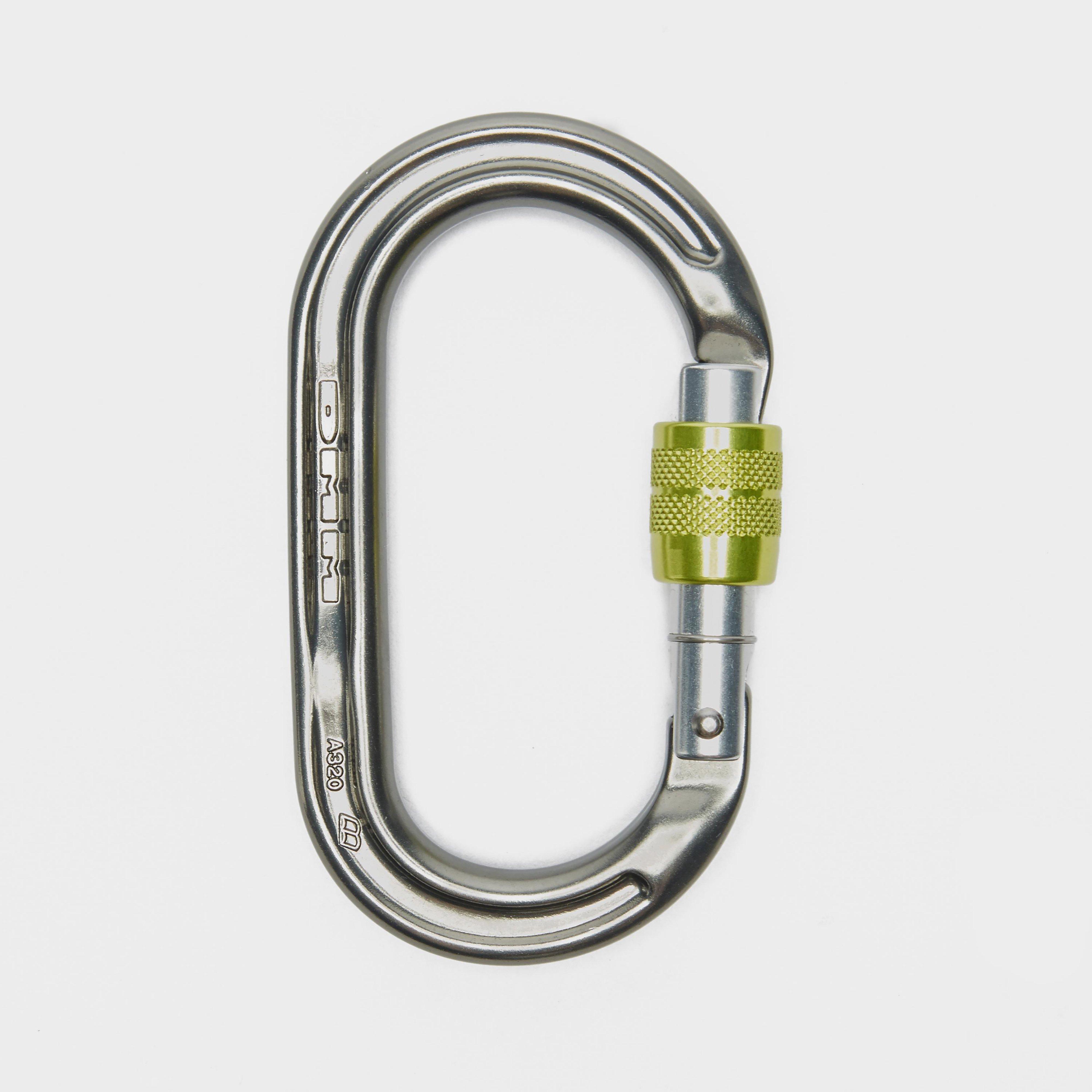 Image of Dmm Ultra O Screwgate Carabiner - Silver, Silver