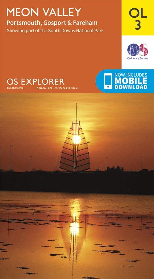 Explorer OL 3 Meon Valley Map, Orange
