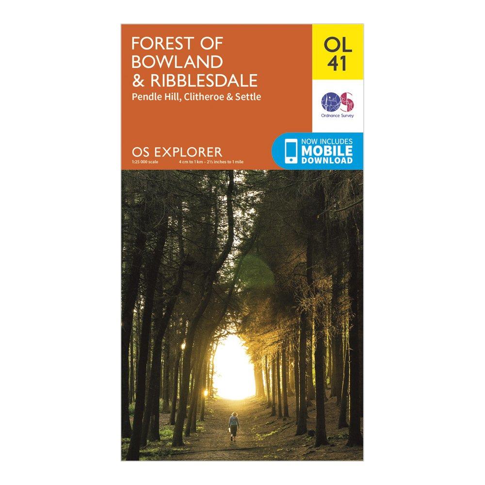 Explorer OL 41 Forest of Bowland Map, Orange