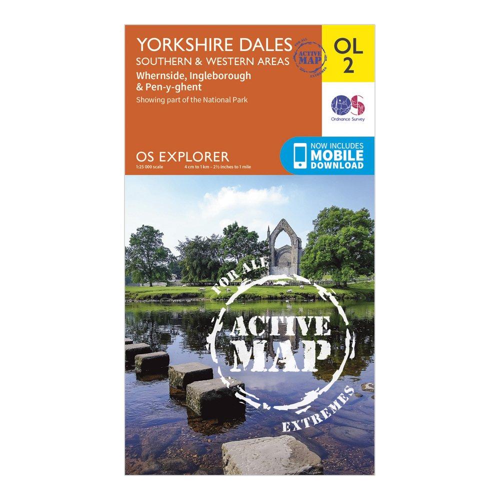 Image of Ordnance Survey Explorer Active Ol2 Yorkshire Dales - Southern & Western Areas, D