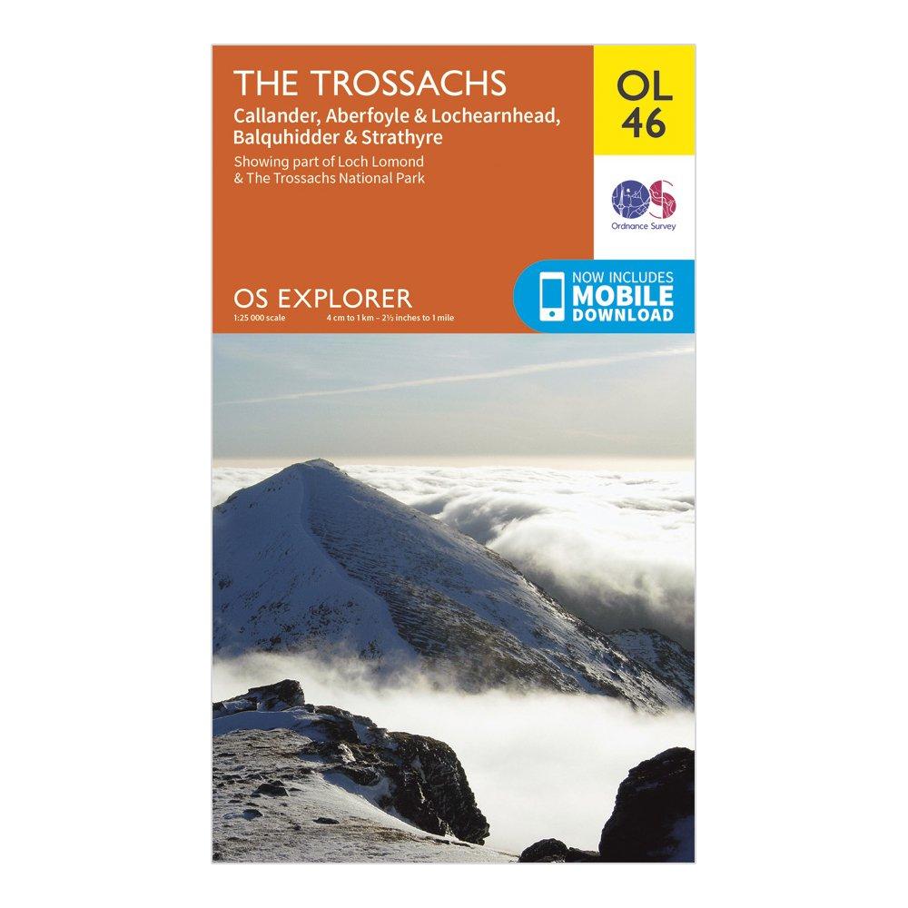 Image of Ordnance Survey Explorer Ol 46 The Trossachs Map, D