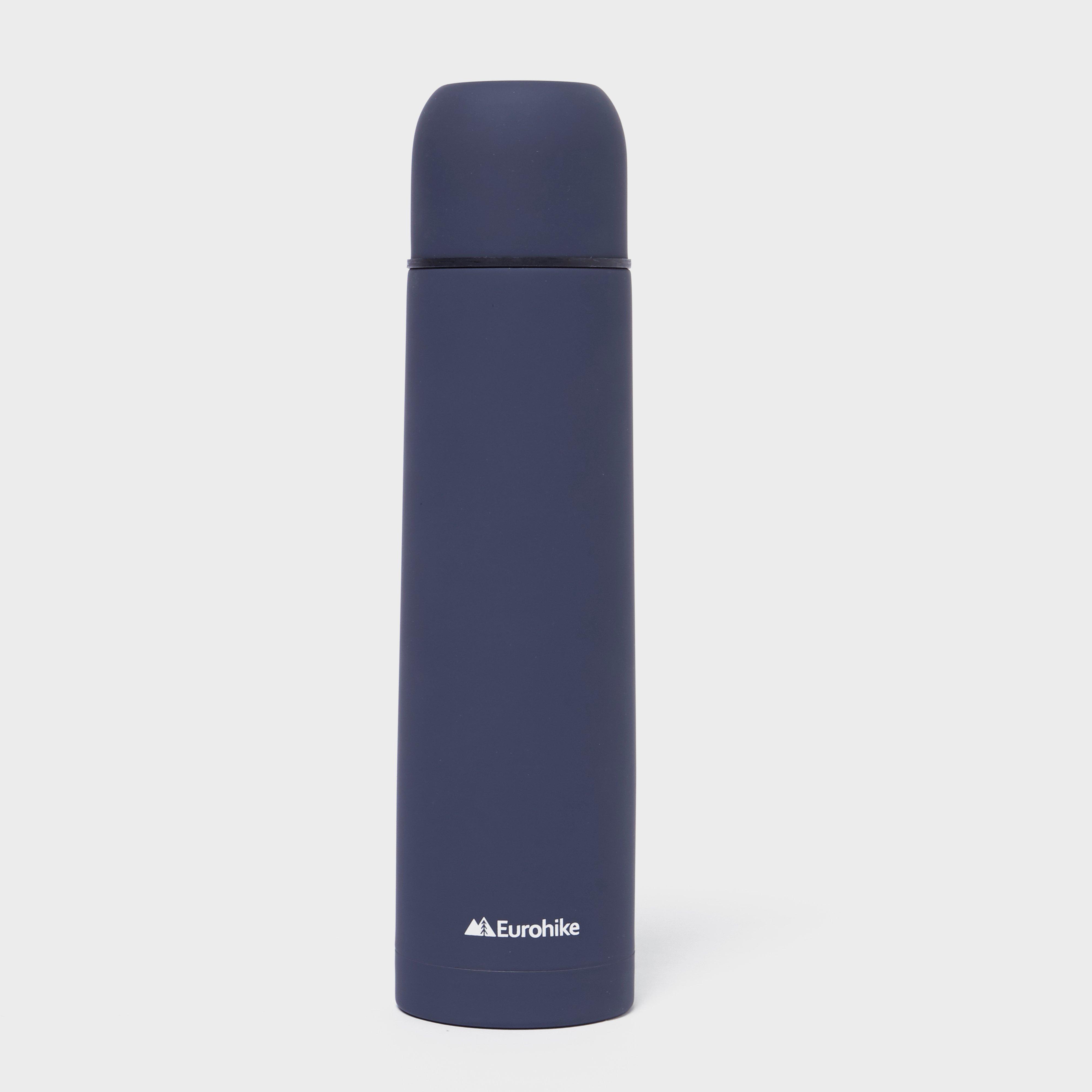 Image of Eurohike Rubberised 1L Flask - Dark Grey, Dark Grey