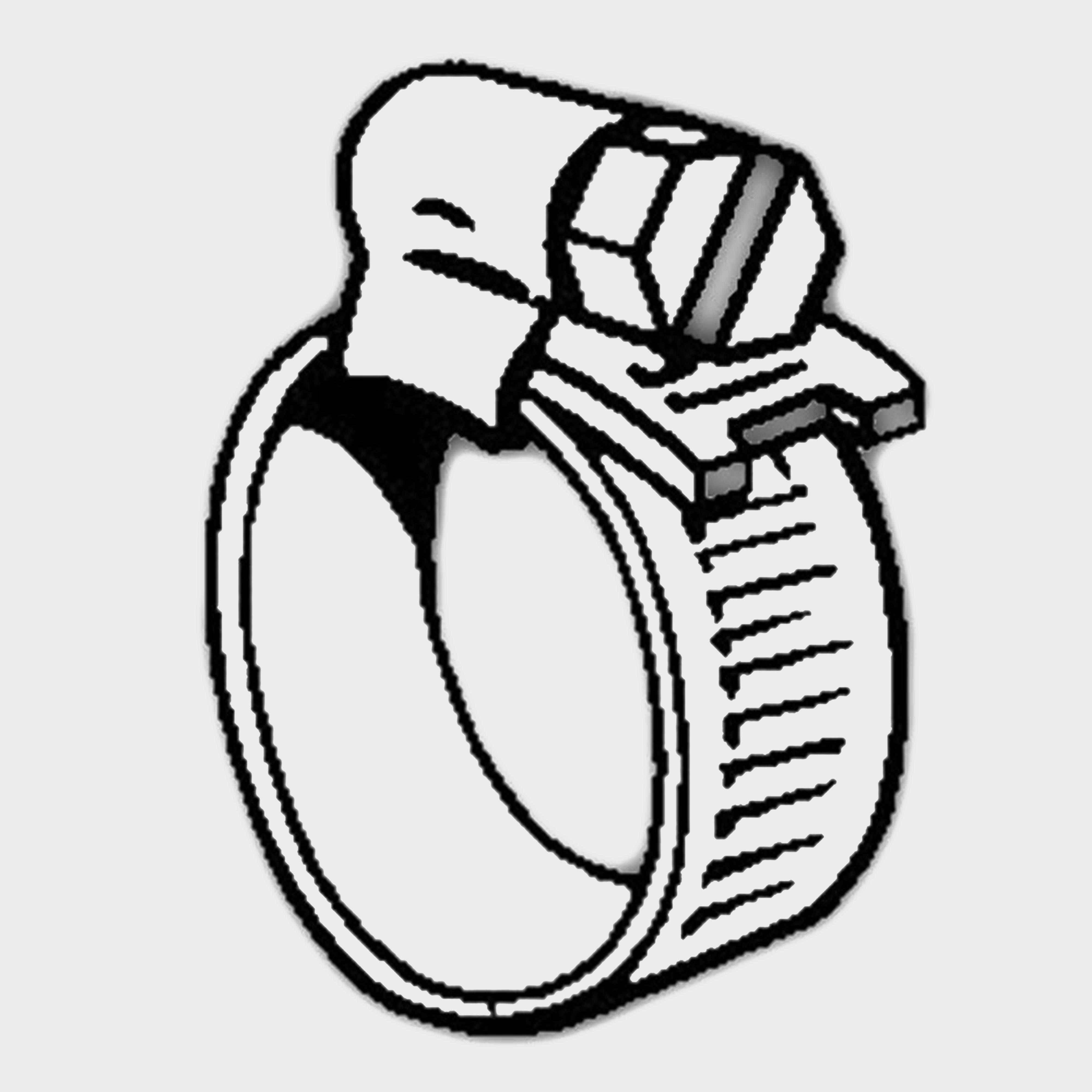 Image of Continental Oo Hose Clip - Silver, Silver