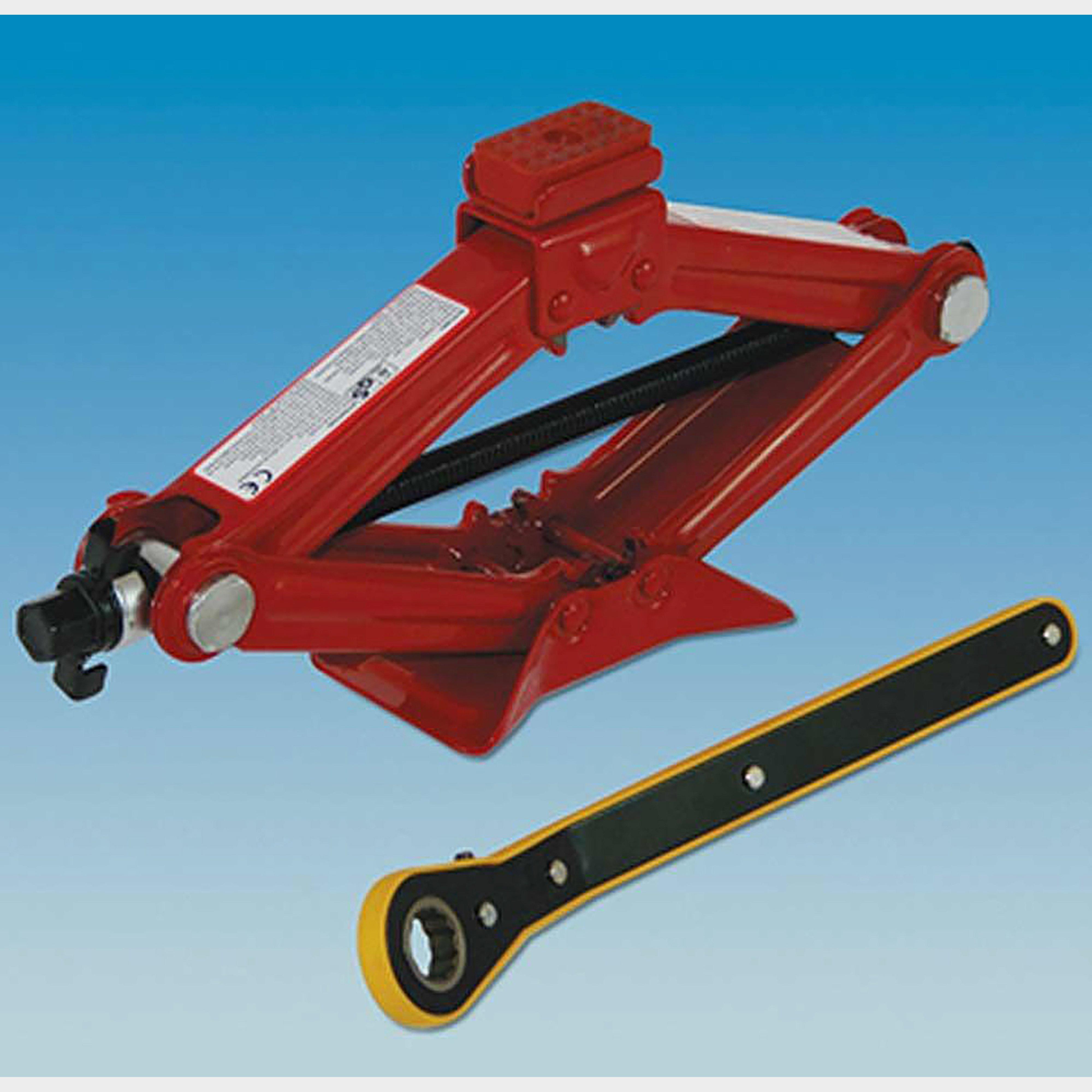 Image of Pennine Carasafe Ratchet Caravan Jack - Red, Red