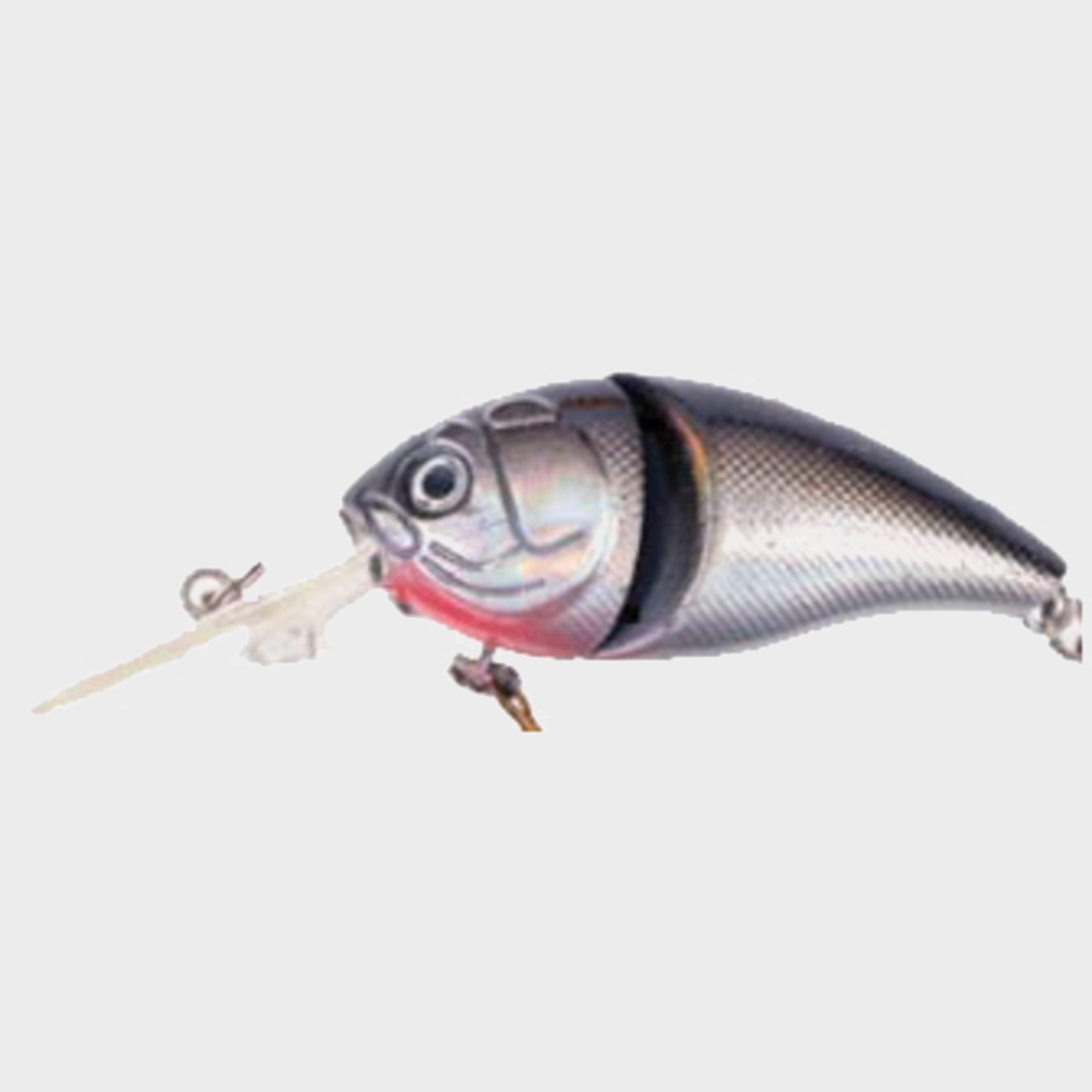 Image of Fladen Fishing Jointed Fat Black/Silver (8Cm) - Grey, Grey