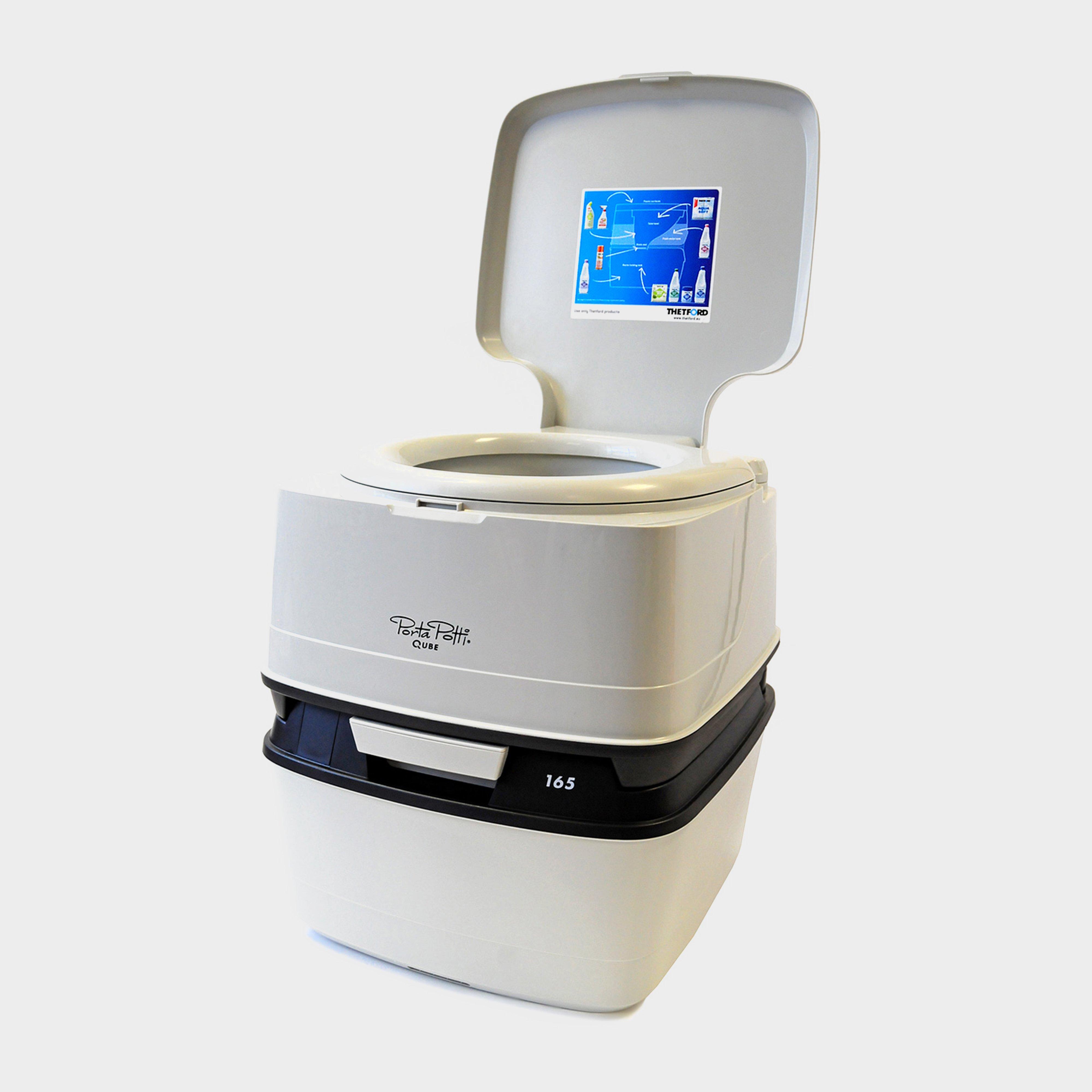 Image of Thetford Porta Potti Qube 165 Camping Toilet - White, WHITE