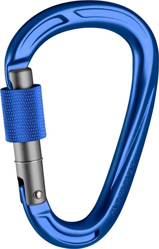 Image of Mammut Crag Hms Screwgate Carabiner - Blue, Blue