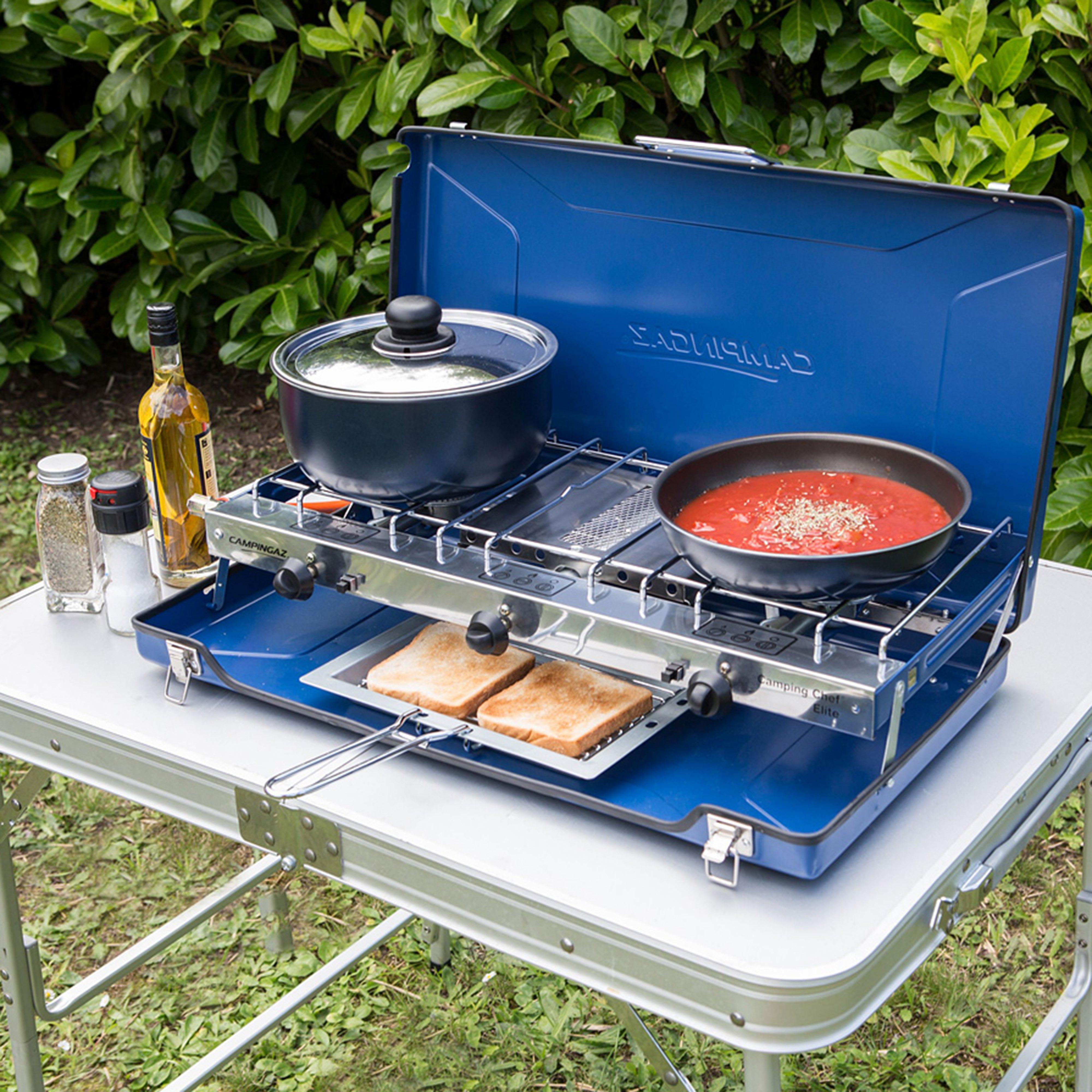 Campingaz Campingaz Elite Camping Chef Folding Stove - Blue, BLUE